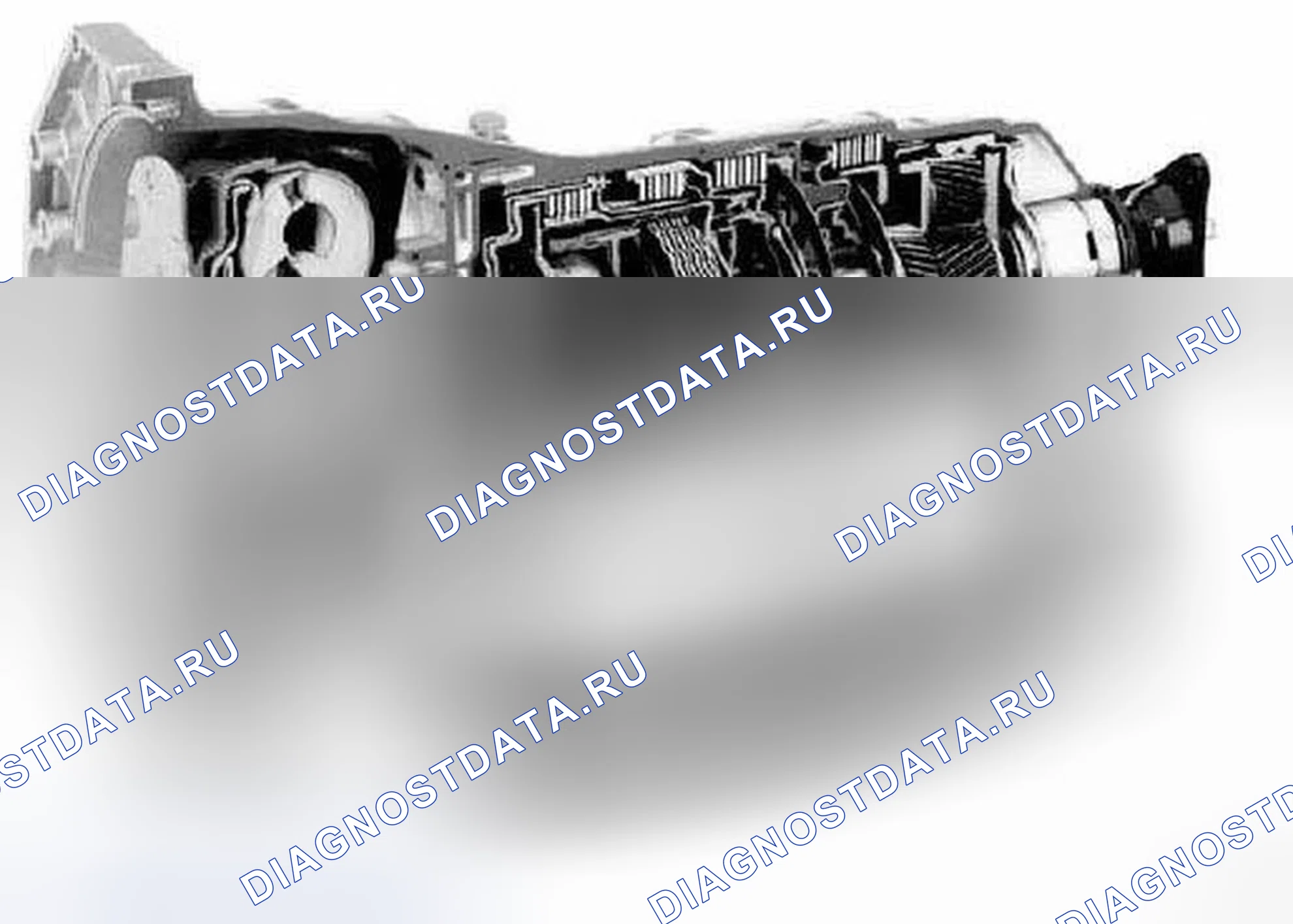 Рис. 291: 6-ступенчатая автоматическая коробка передач. BMW X3 E83 рестайлинг