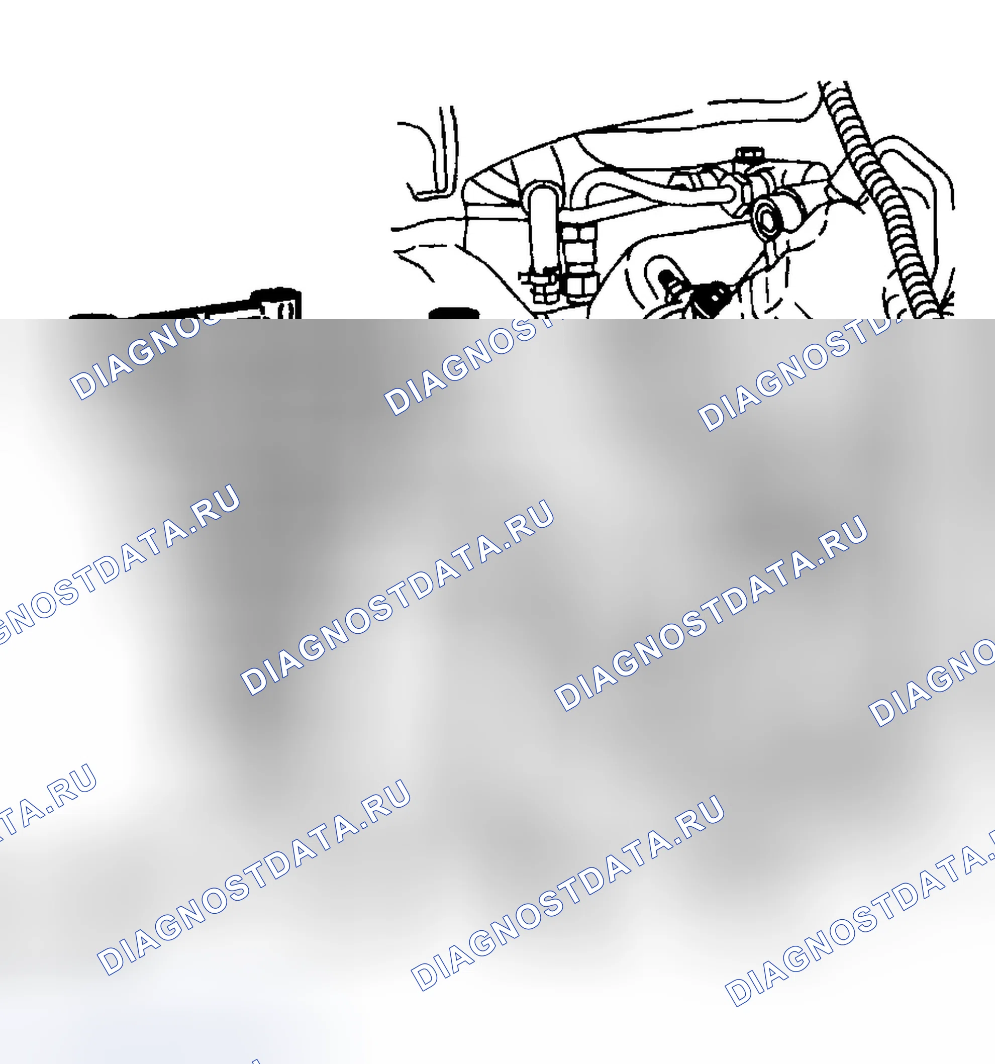 Рис. 1102: Установка монтажного кронштейна насоса ГУР. Chevrolet Silverado 2500 