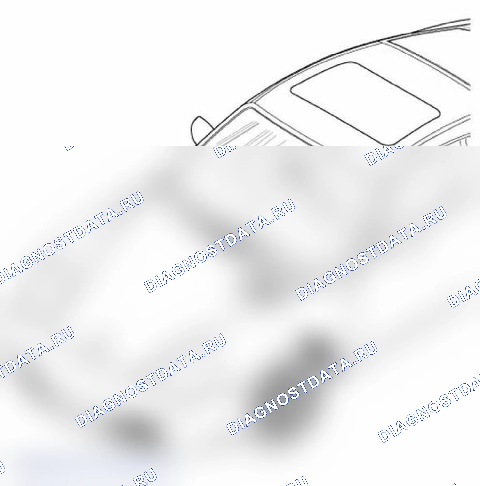 Рис. 43: Демонтаж и установка модуля управления для датчика дождя. Porsche 911 Carrera 4 996 рестайлинг