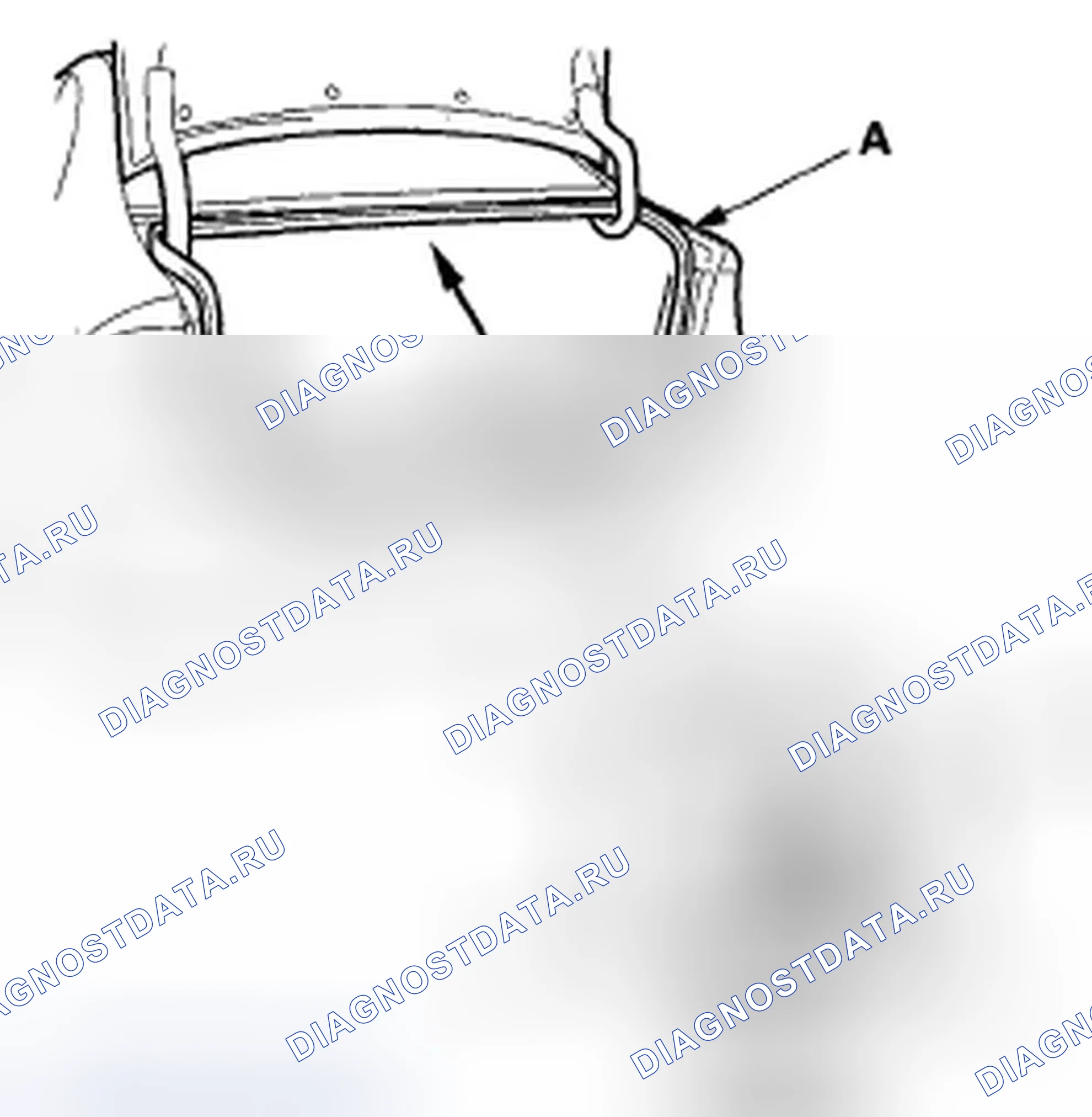 Рис. 276: Замена крышки багажника Уплотнитель. Honda Civic VIII