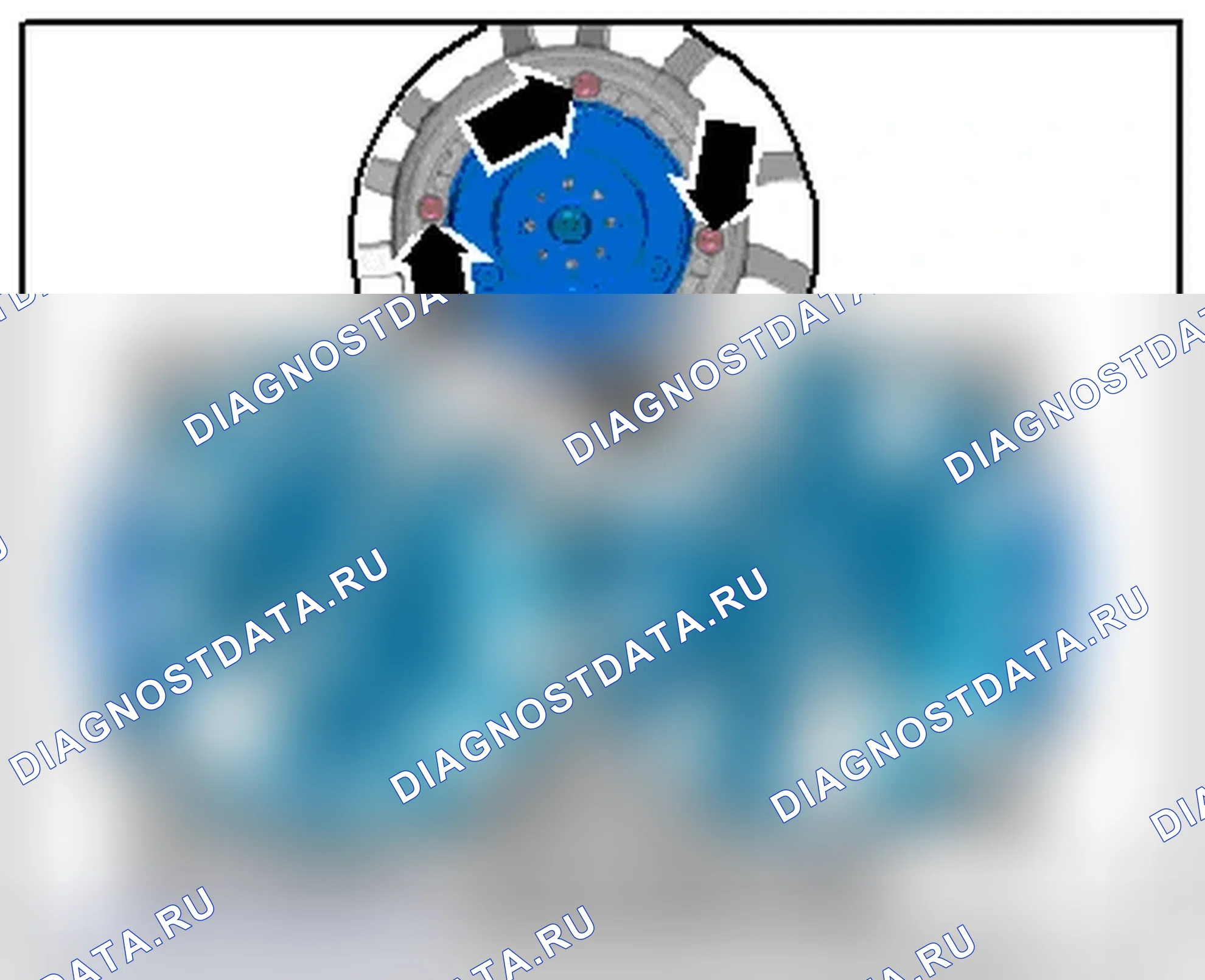 Рис. 86: -V7- ВЕНТИЛЯТОРА ОХЛАЖДАЮЩЕЙ ЖИДКОСТИ И -V177- ВЕНТИЛЯТОРА ОХЛАЖДАЮЩЕЙ ЖИДКОСТИ 2, ИСПОЛНЕНИЕ 2. Audi S4 B8 рестайлинг