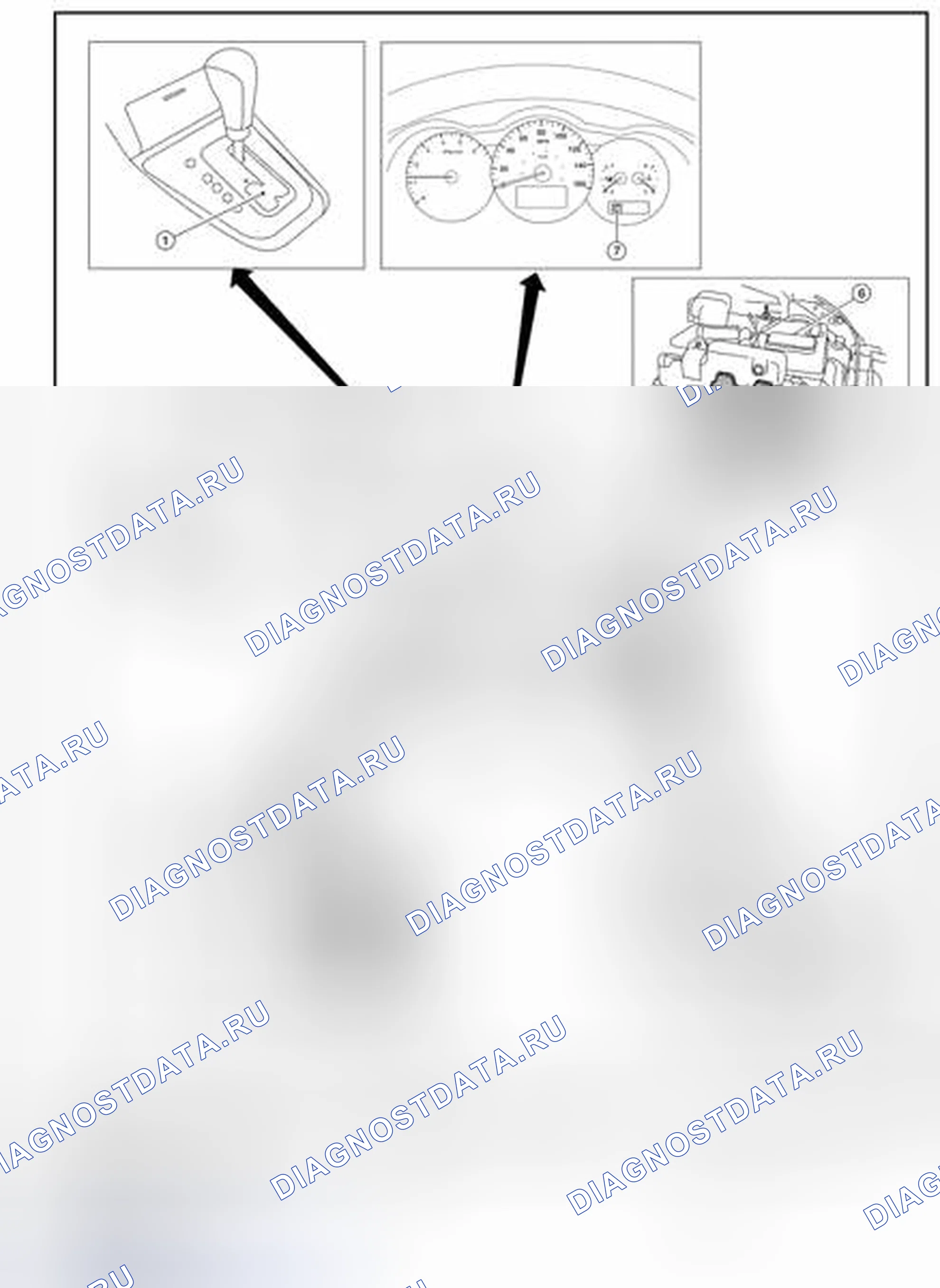 Рис. 158: Расположение компонентов - купе. Nissan Altima L32 рестайлинг