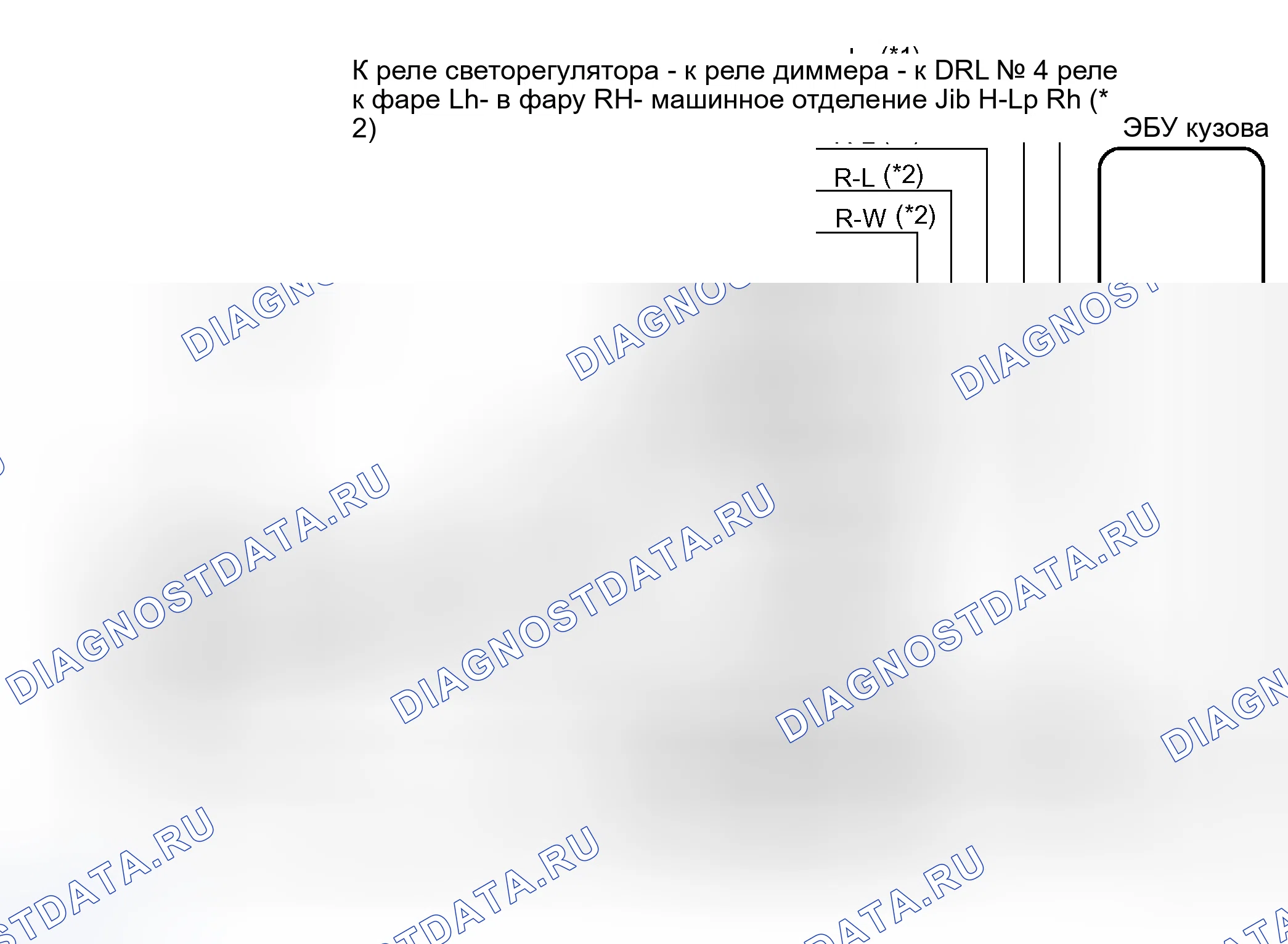 Рис. 8: электросхема. Toyota Sequoia I рестайлинг