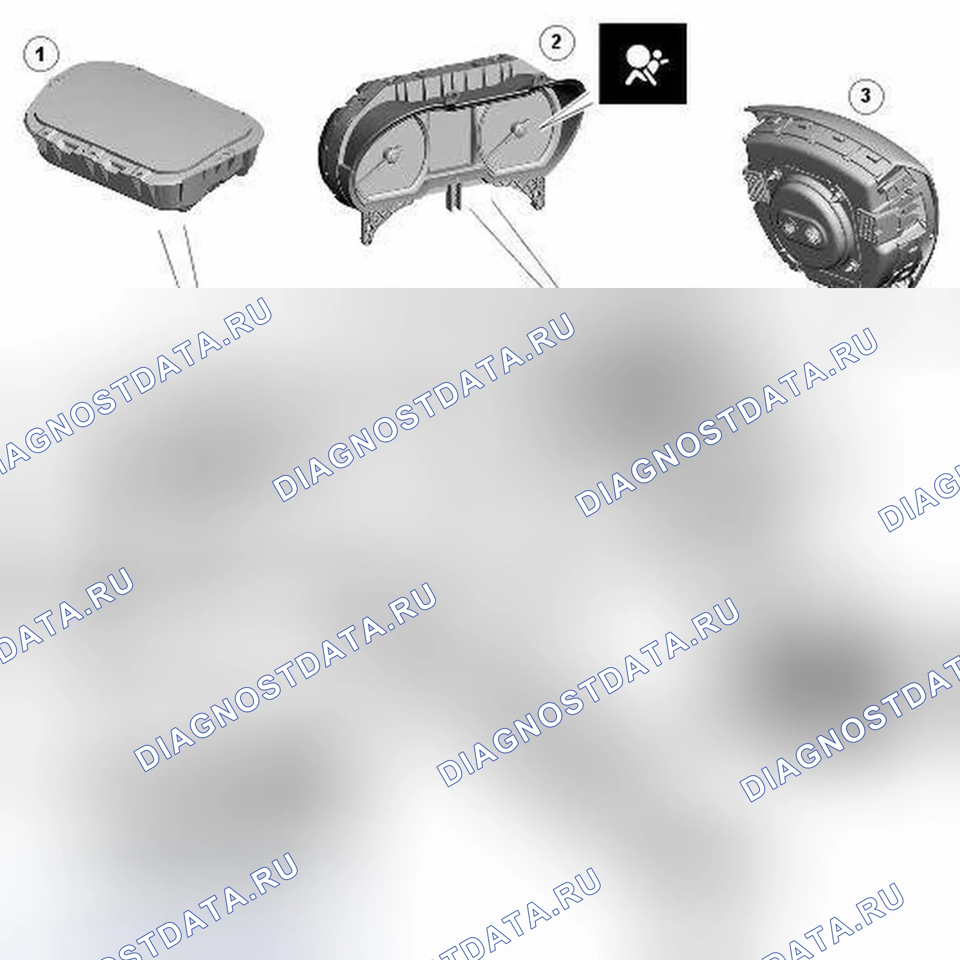 Рис. 66: РАСПОЛОЖЕНИЕ КОМПОНЕНТОВ - ЛИСТ 1 ИЗ 3. Jaguar XKR II рестайлинг