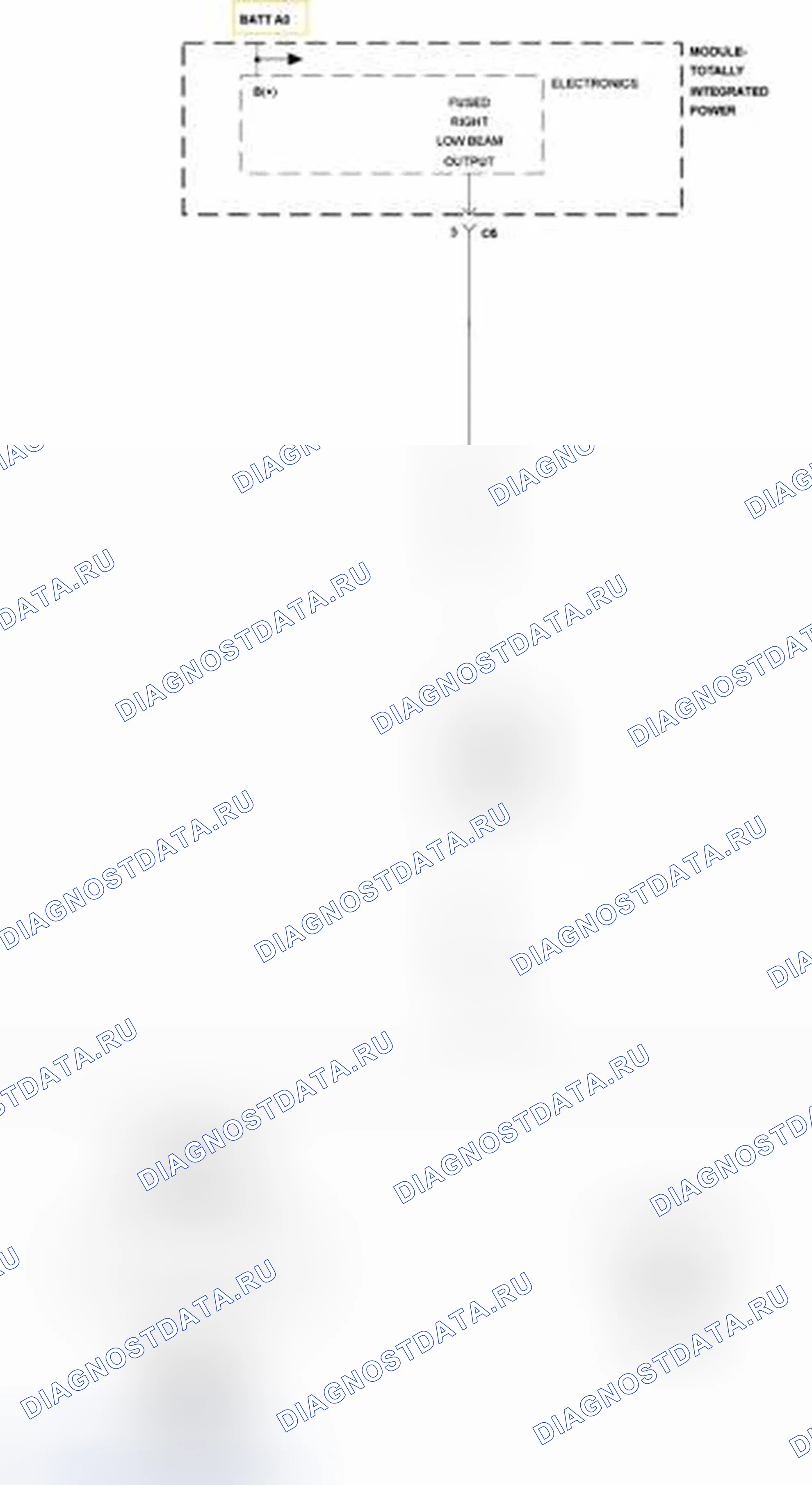 Рис. 132: B162F-правый низкий BEAM управление низкий уровень в цепи. Dodge Caliber I рестайлинг