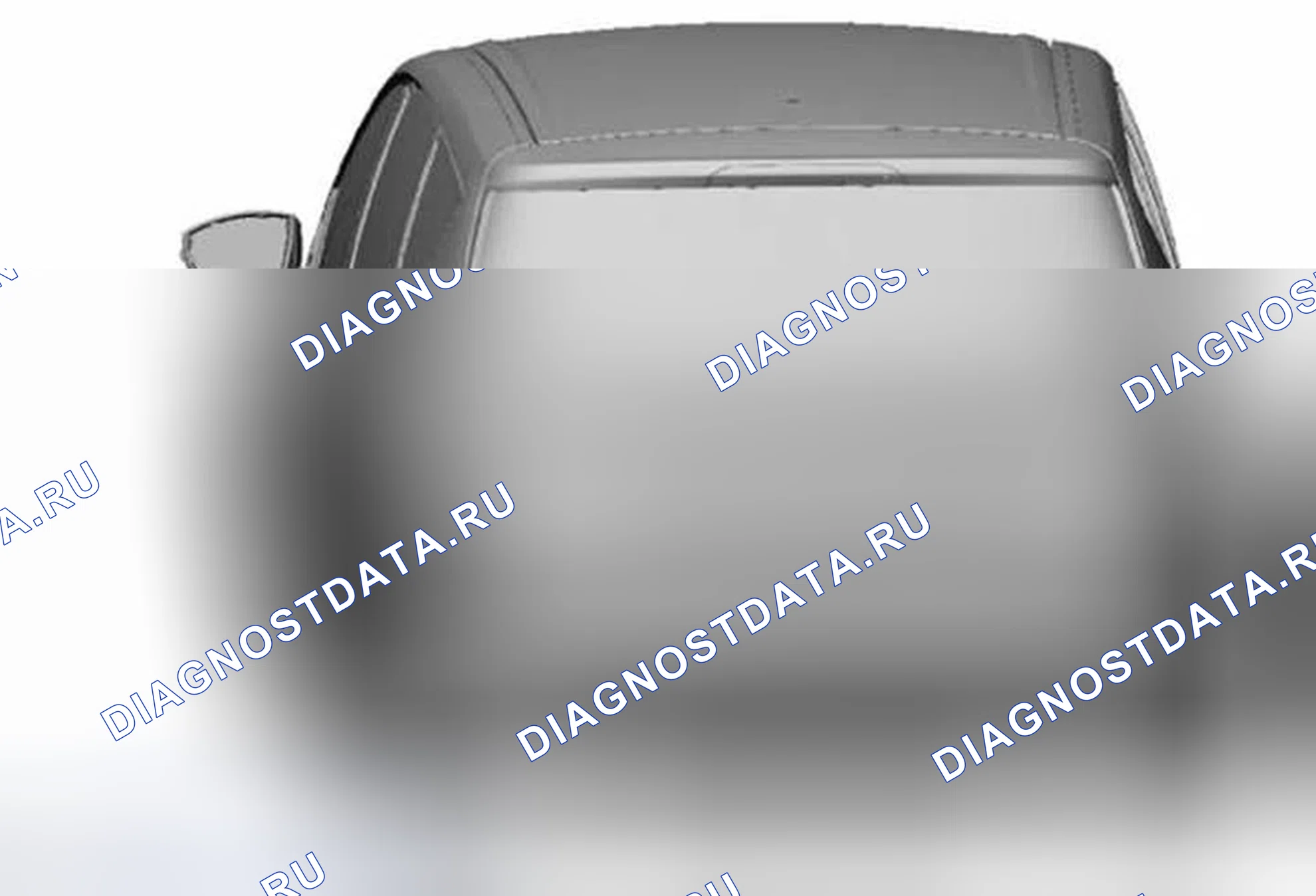 Рис. 123: Внешние пластиковые компоненты - задняя часть. Ford Escape III