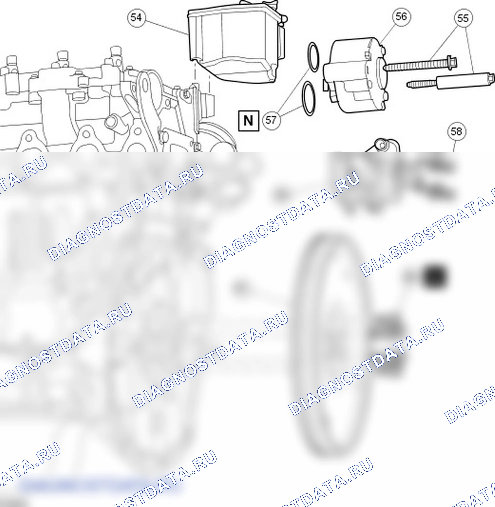 Разборка двигателя. Ford C-MAX I рестайлинг