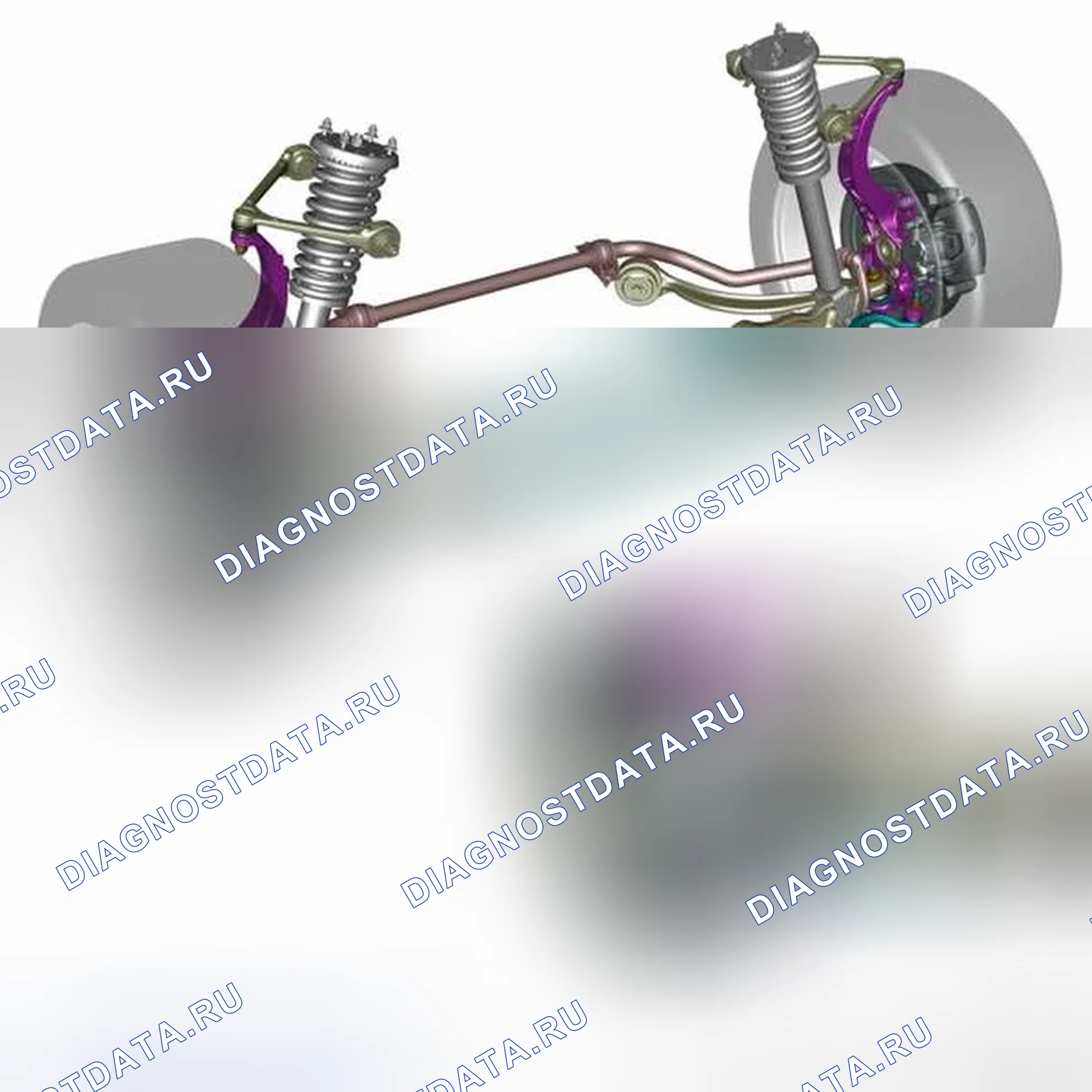 Рис. 1: РАСПОЛОЖЕНИЕ КОМПОНЕНТОВ. Jaguar XKR II