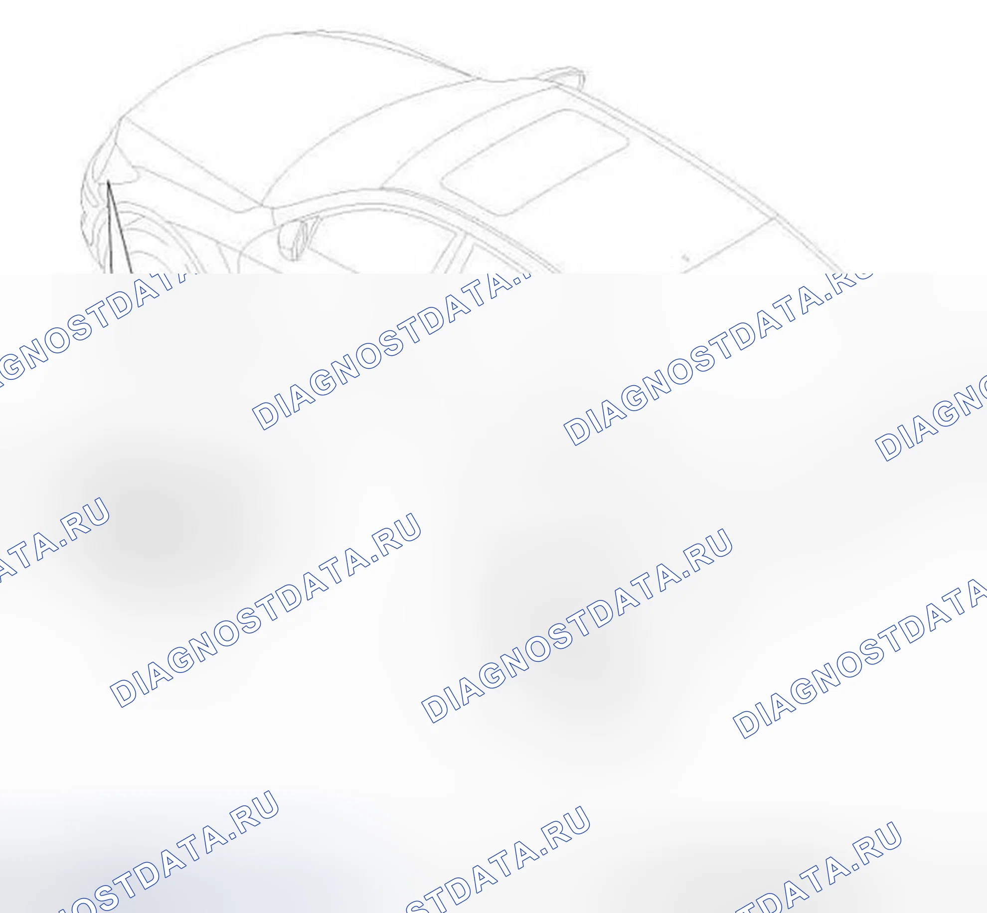 Рис. 28: Расположение компонентов. Hyundai Genesis I рестайлинг