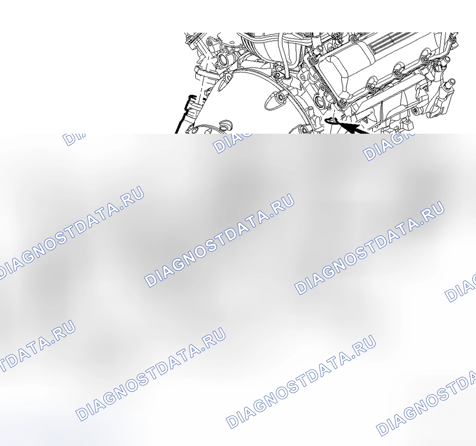 Рис. 1: ГАЗОВЫЙ ДВИГАТЕЛЬ. Jeep Grand Cherokee WK