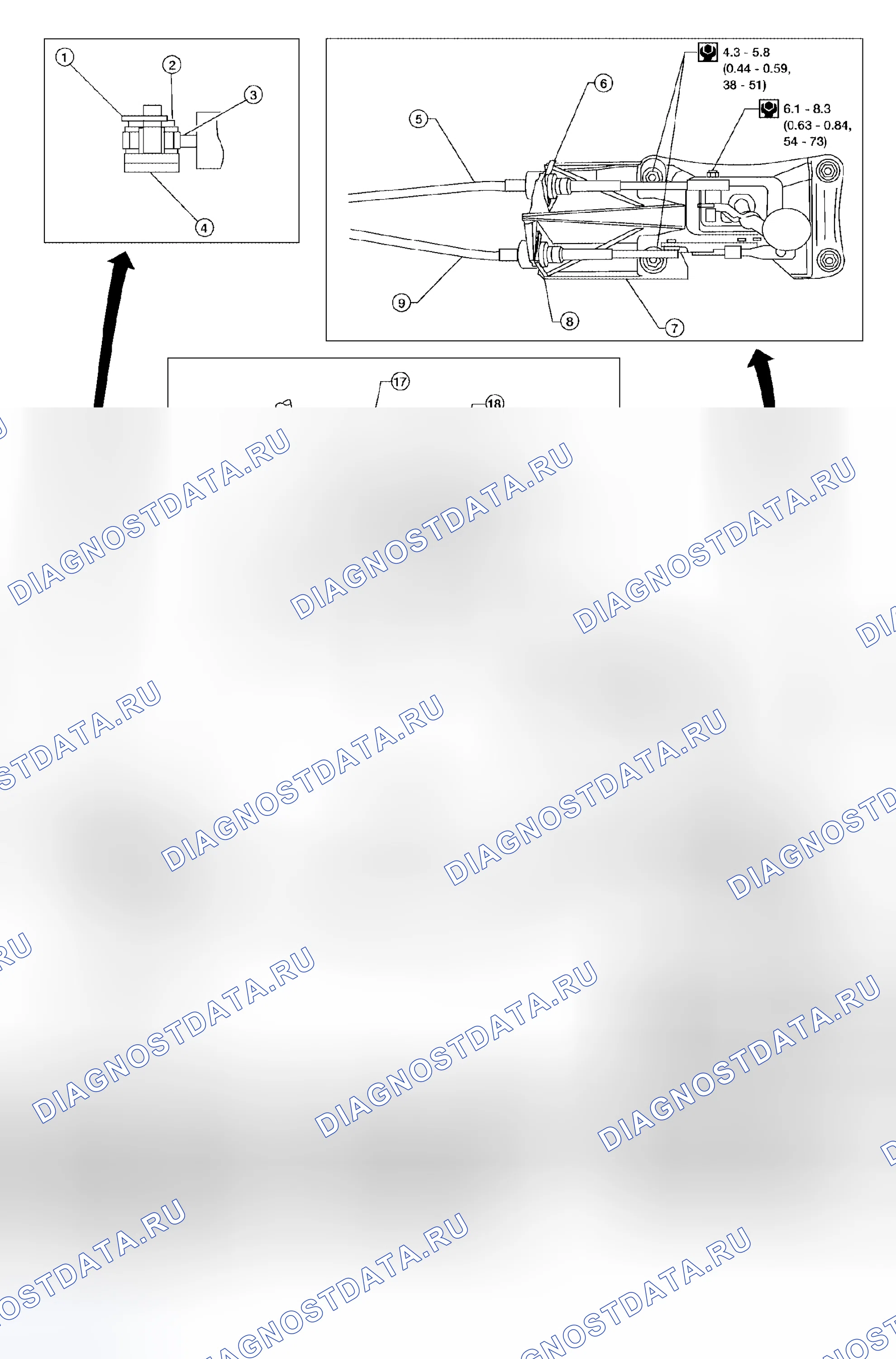 Рис. 37: Демонтаж и монтаж. Nissan Altima L31