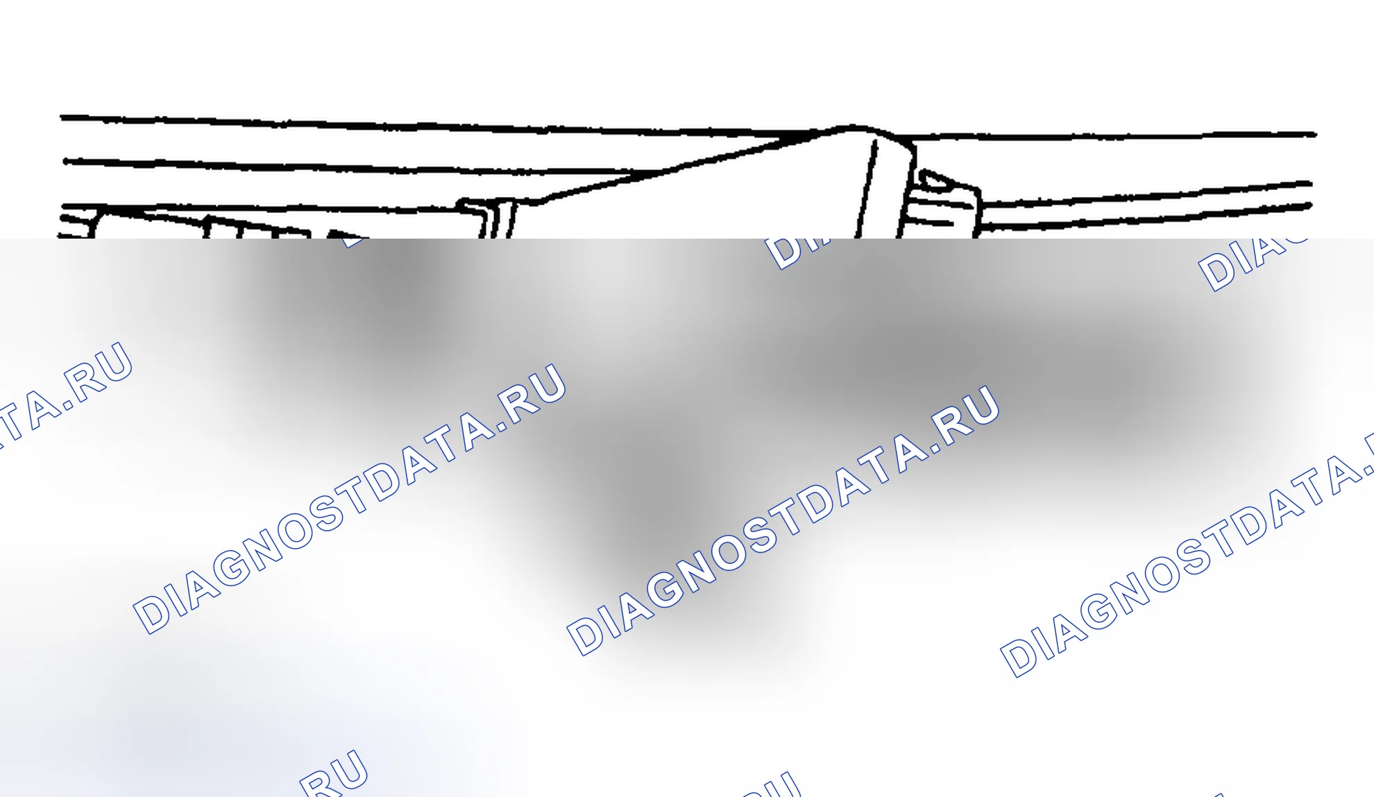 Рис. 8: Регулировка троса стояночного тормоза. Mazda Flair II