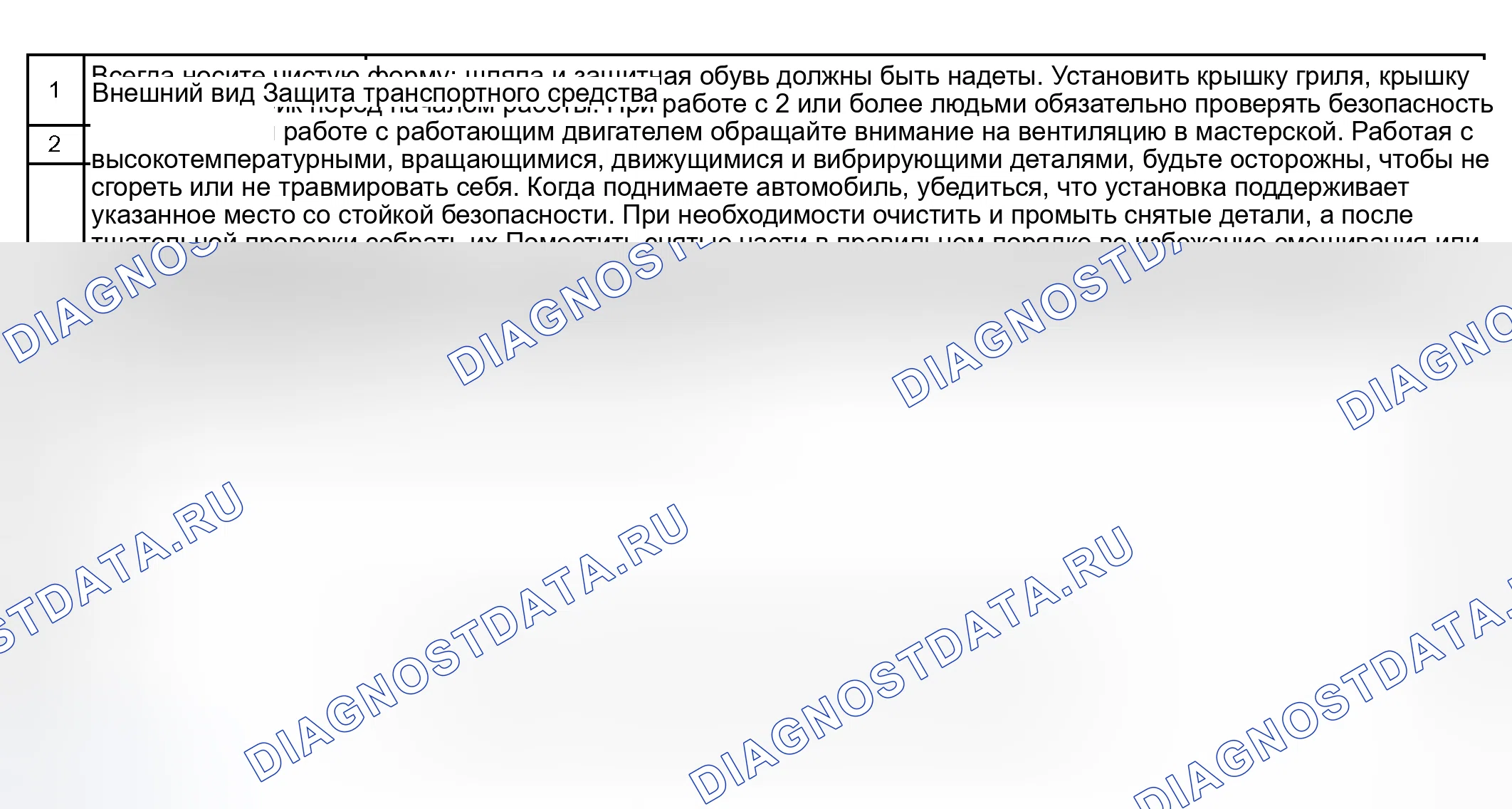 Рис. 81: МЕРЫ ПРЕДОСТОРОЖНОСТИ подъёма и домкратных точки — общей информации. Toyota Camry XV30