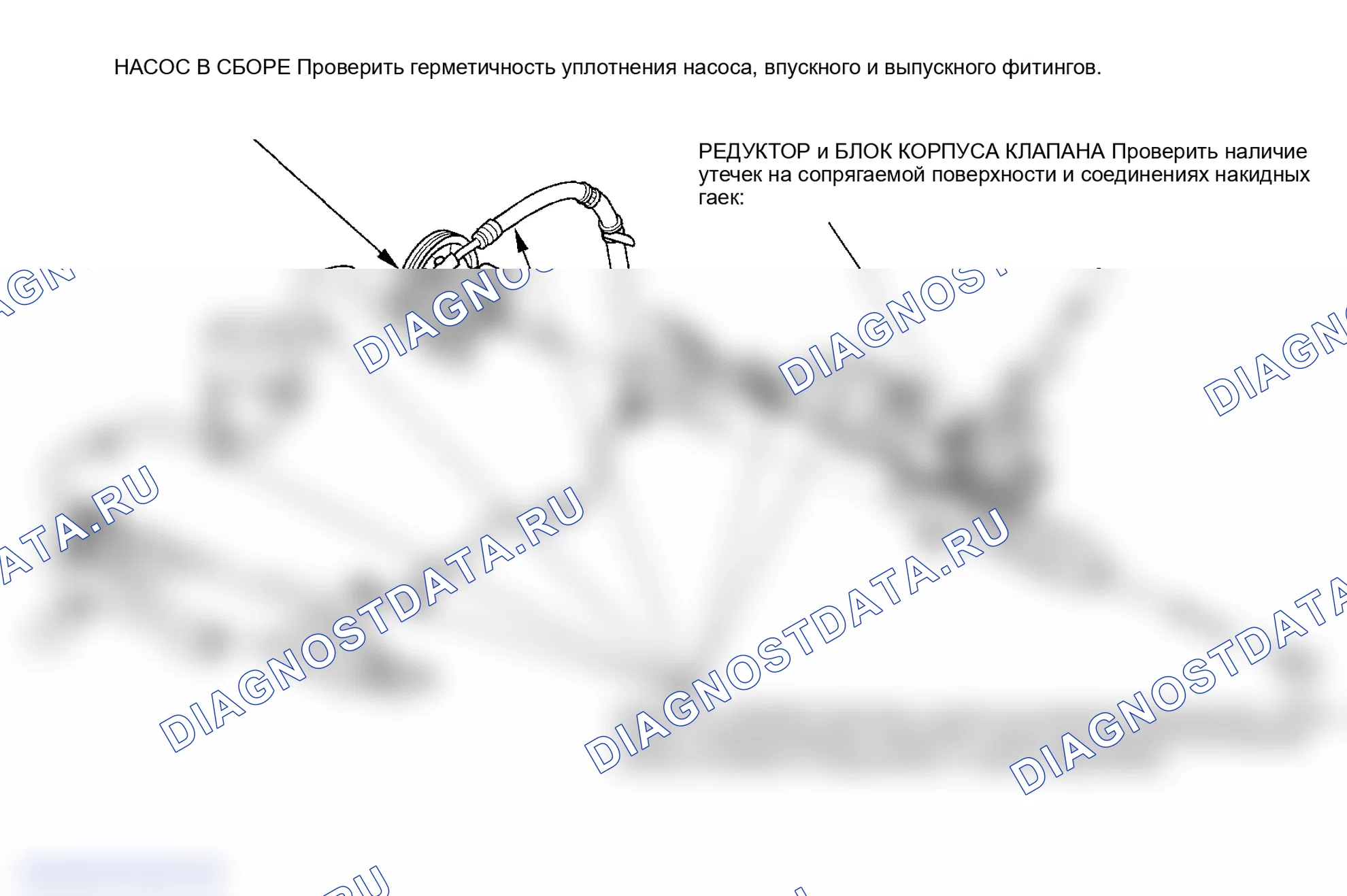Рис. 10: Проверка утечки жидкости. Honda Ridgeline I