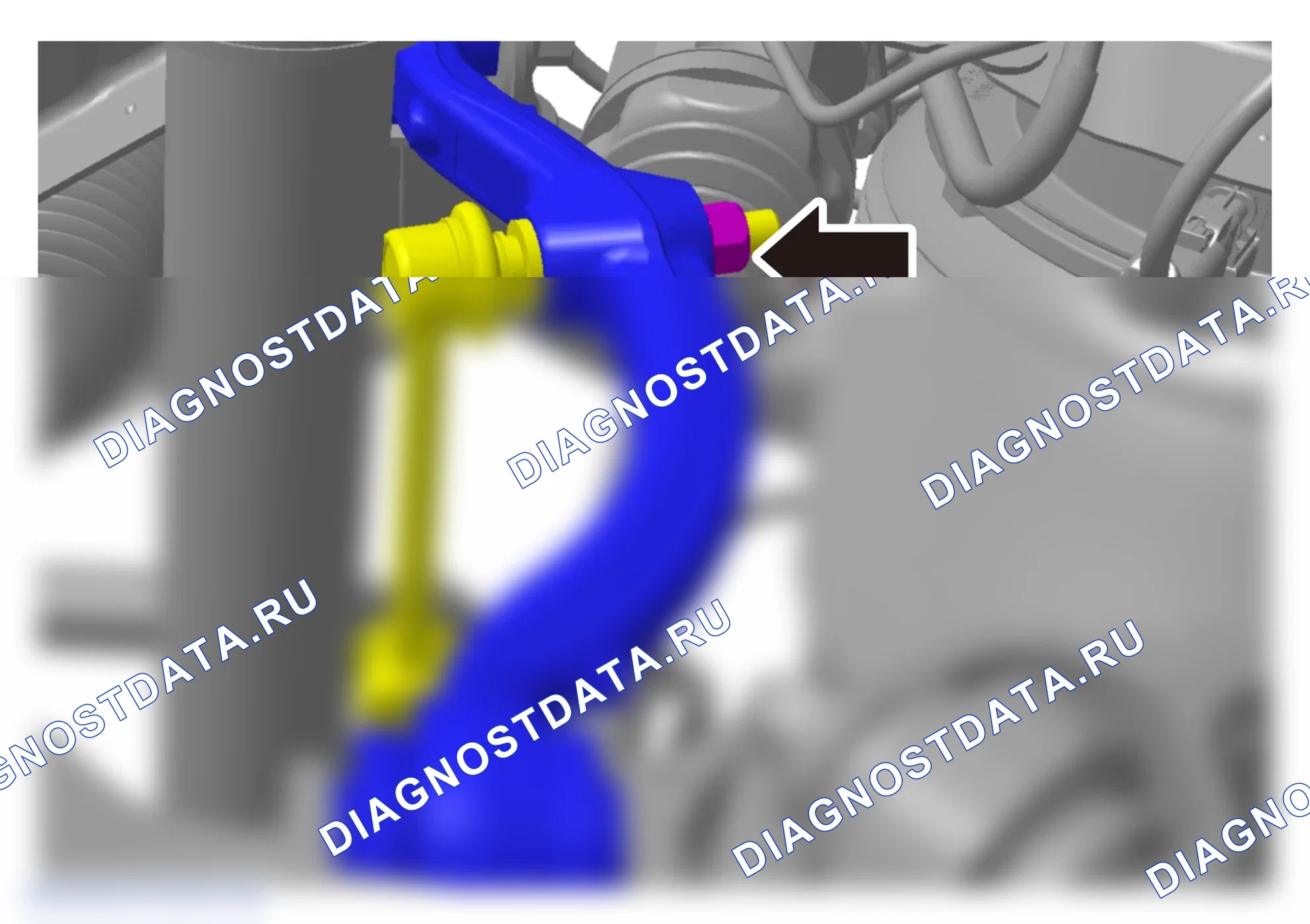 Как снять и установить узел рычага управления на задней подвеске — Wey V8X. Wey V8X I