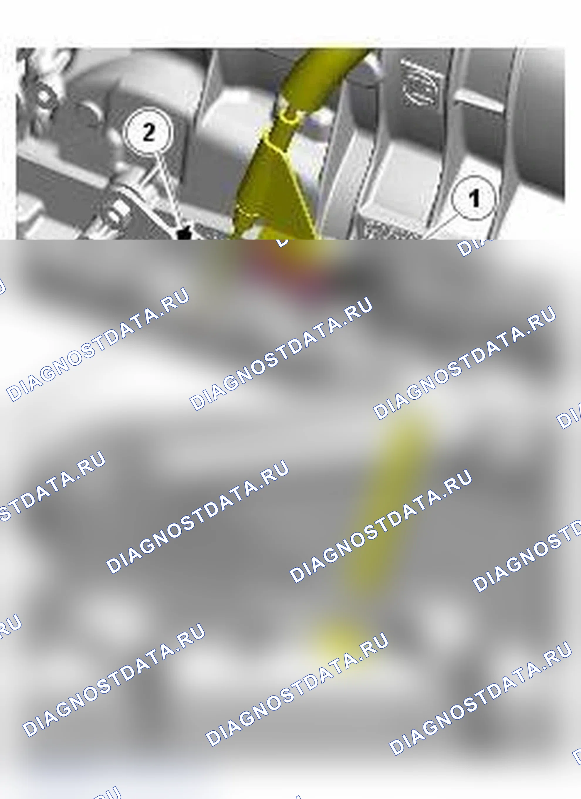 Рис. 54: ДЕМОНТАЖ. Jaguar XF I