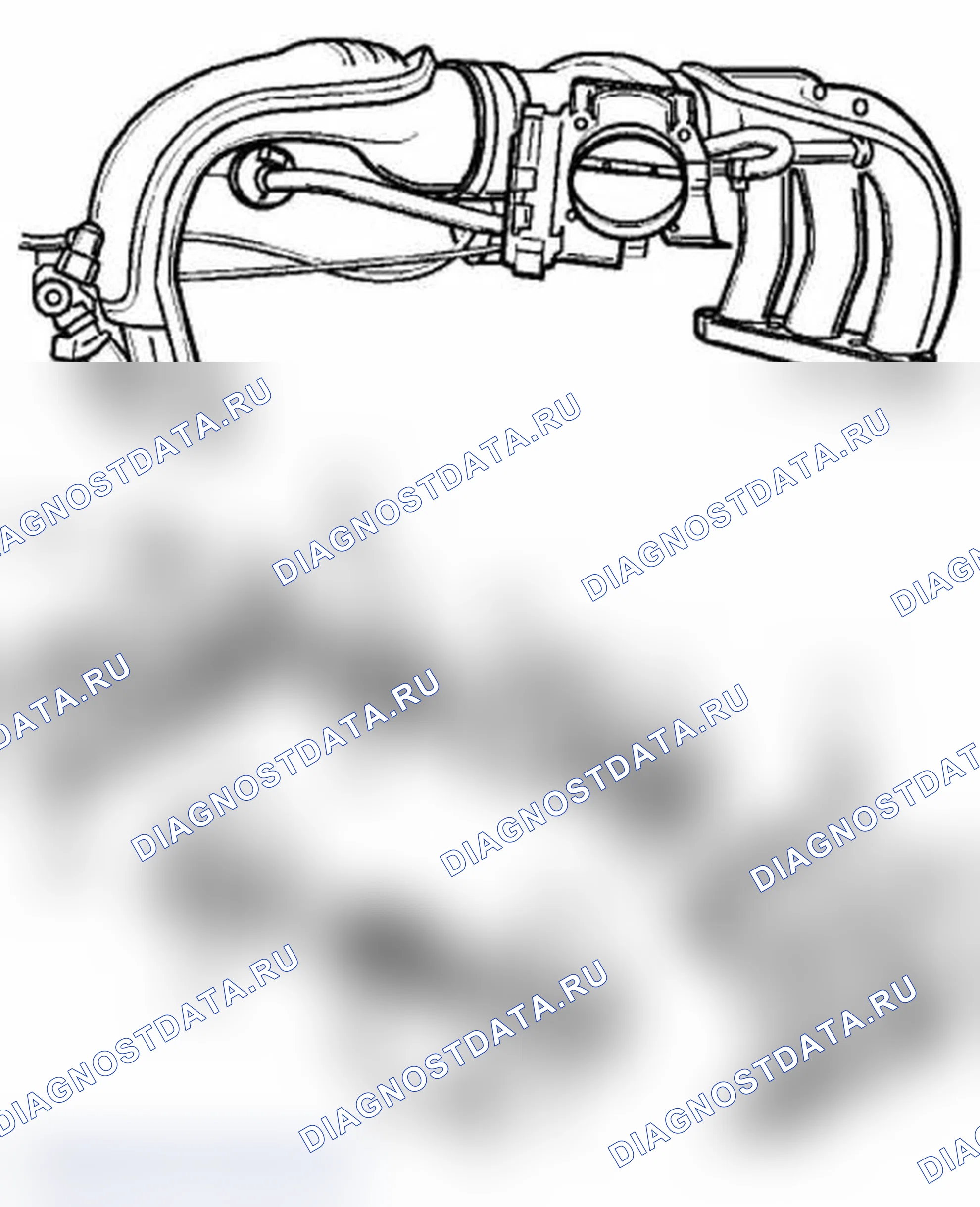 Рис. 60: Демонтаж впускного распределителя - Boxster S. Porsche Boxster S 986