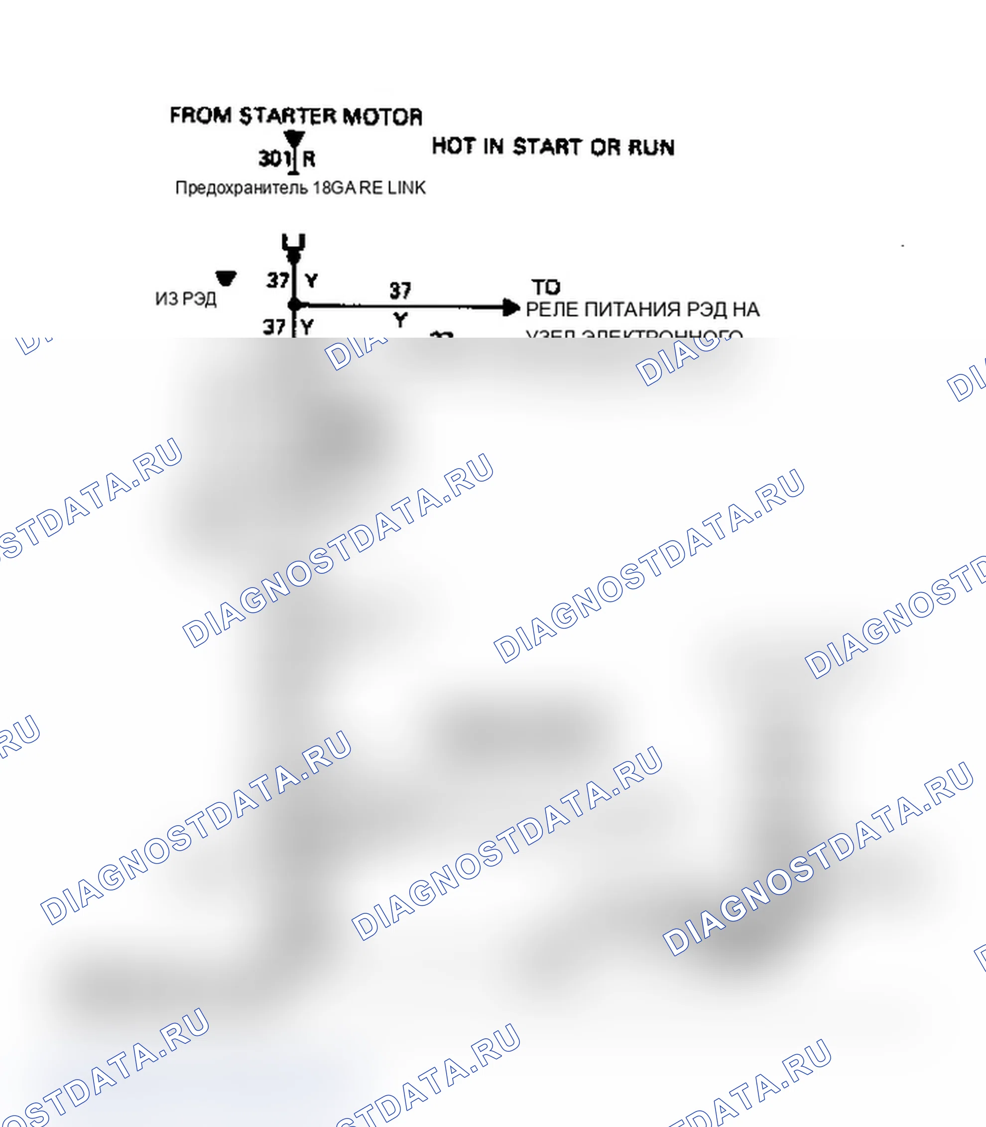 Рис. 24: электросхема для 5.0L с одним баком. Ford Cab & Chassis Ranger 