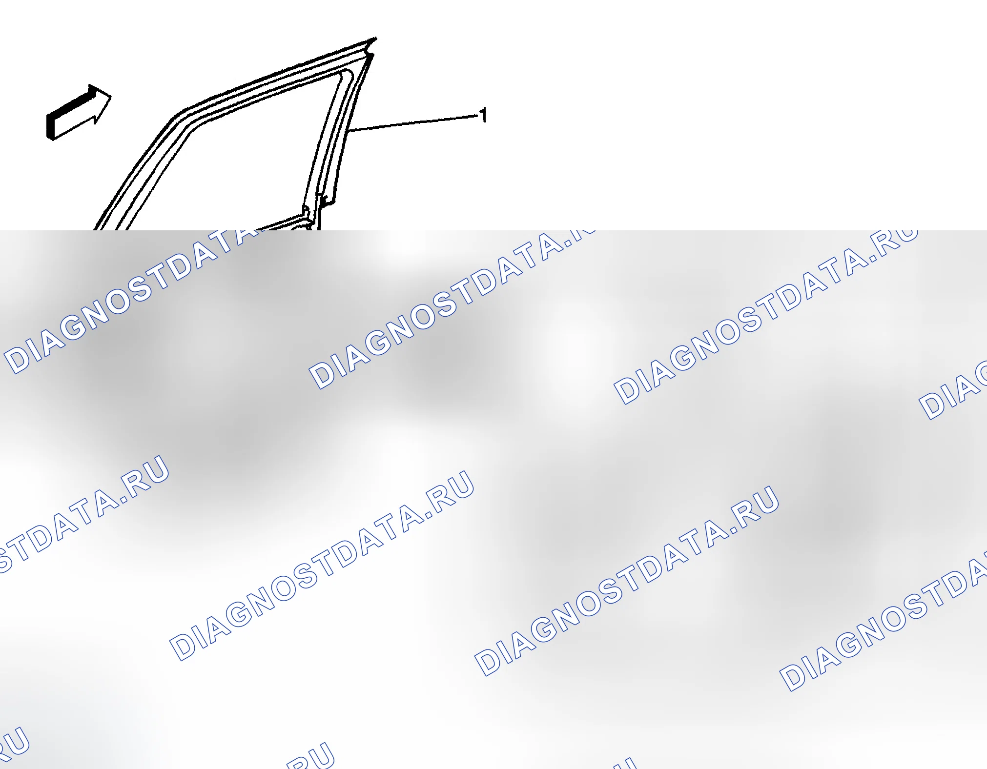 Рис. 21: Дверь громкоговорителя Lr. Chevrolet TrailBlazer I
