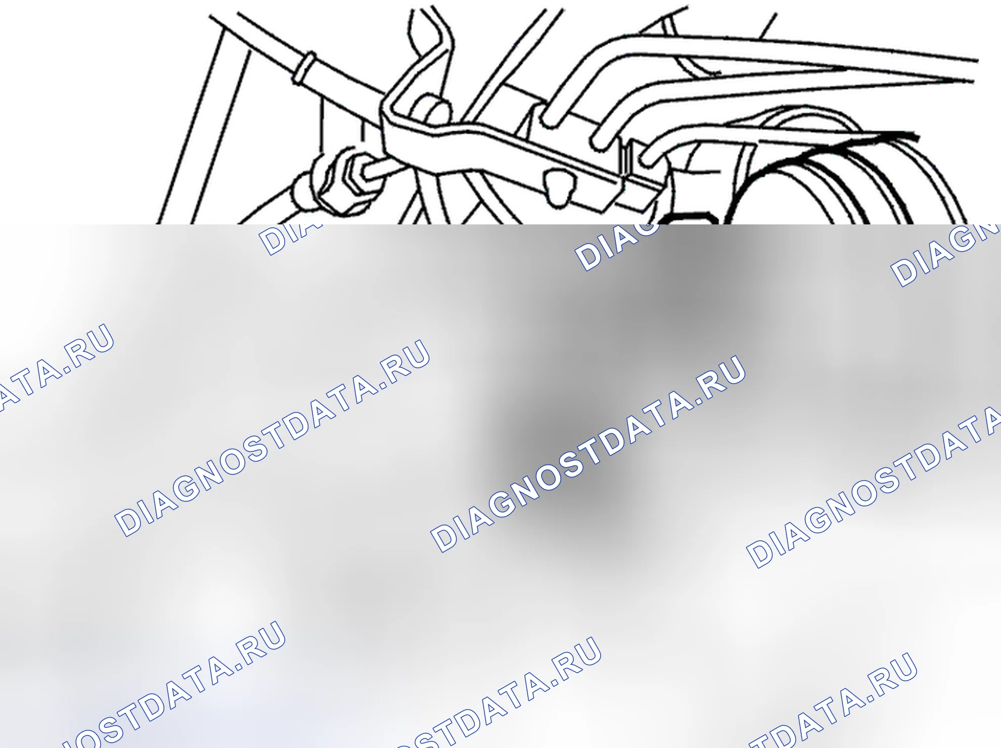 Рис. 36: Снятие рулевого рычага. Volvo V70 II