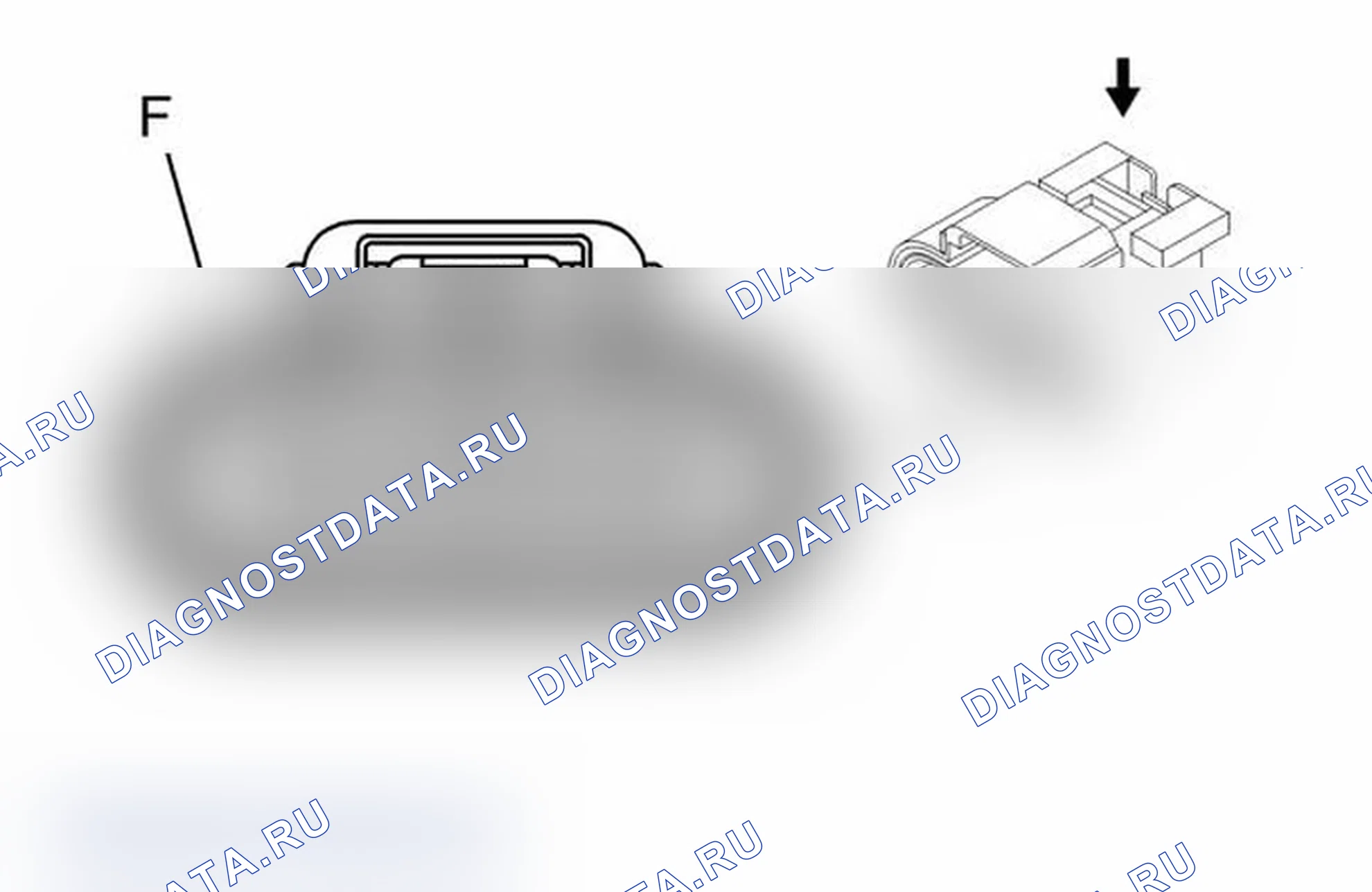 Рис. 344: Датчик положения педали акселератора (APP). Pontiac G6 I final