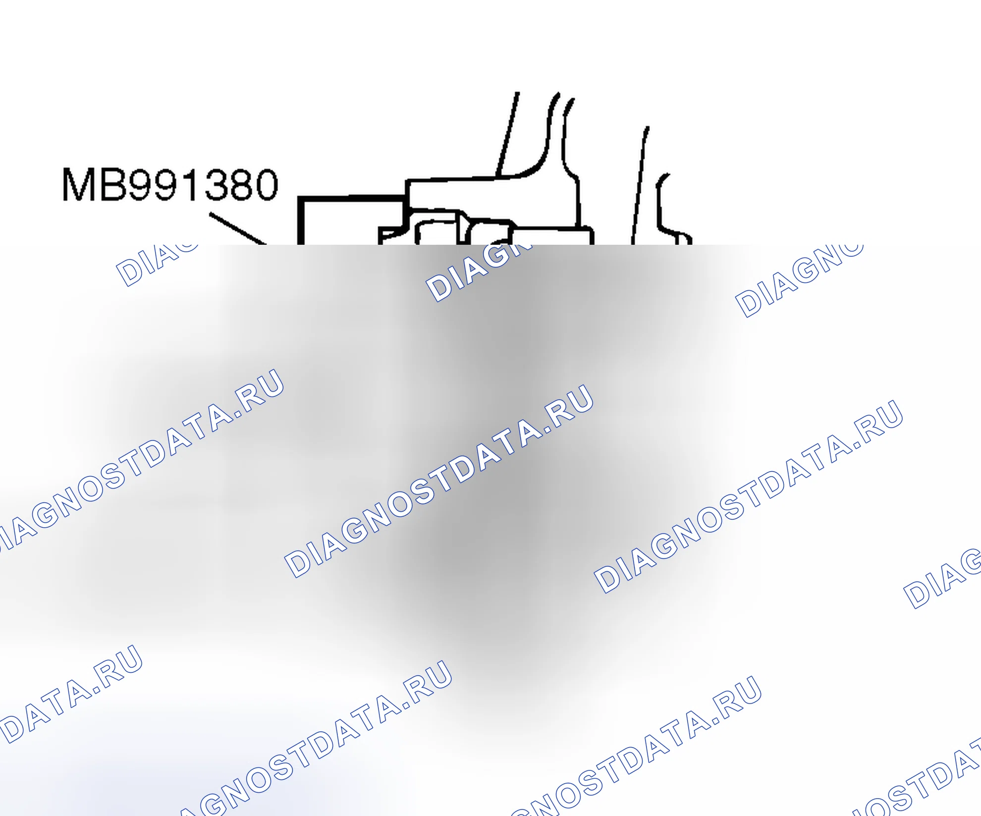 Рис. 192: > > A < < ПРЕСС-ФИТИНГ МАСЛЯНОГО УПЛОТНЕНИЯ. Mitsubishi Endeavor I