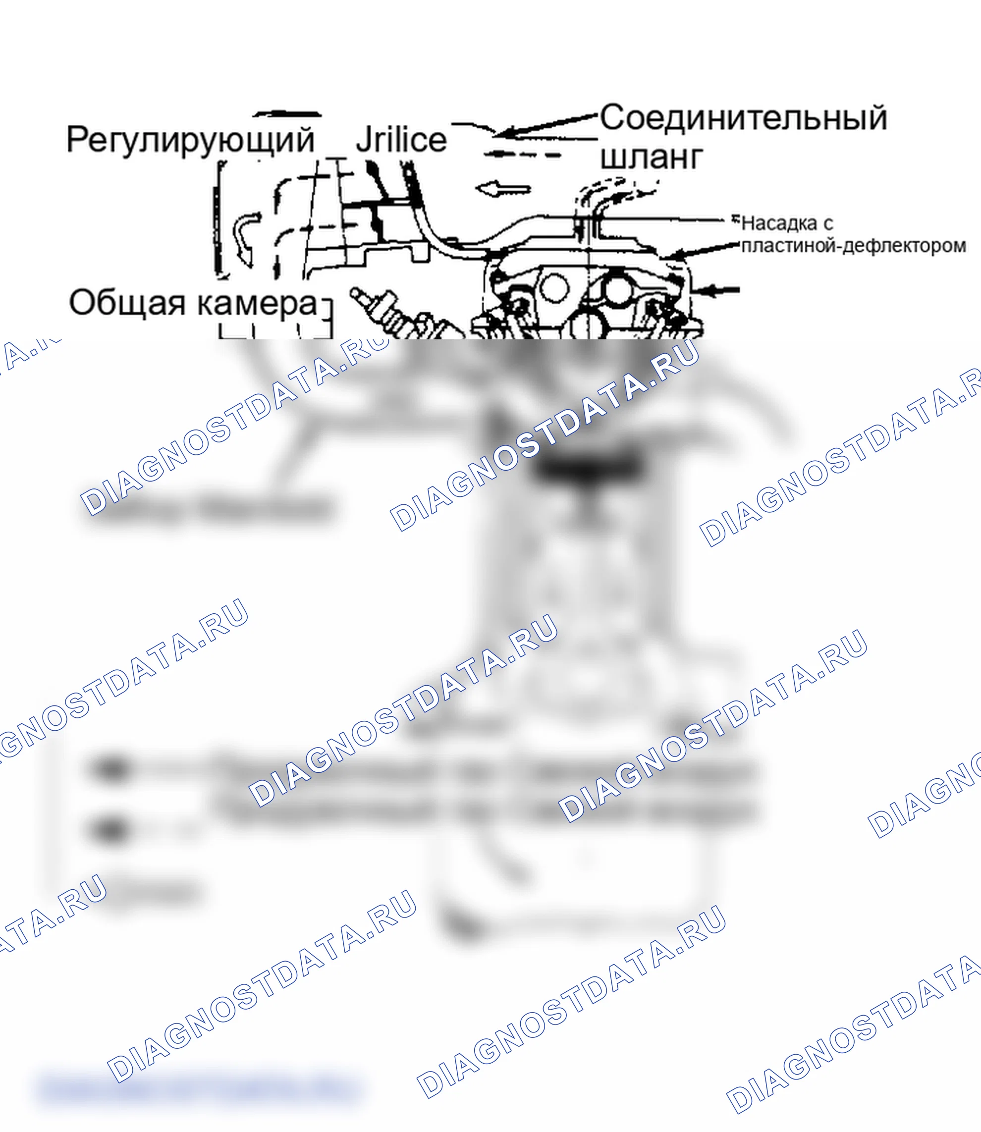 Рис. 2: Система вентиляции картера (импульсная). Isuzu Impulse I