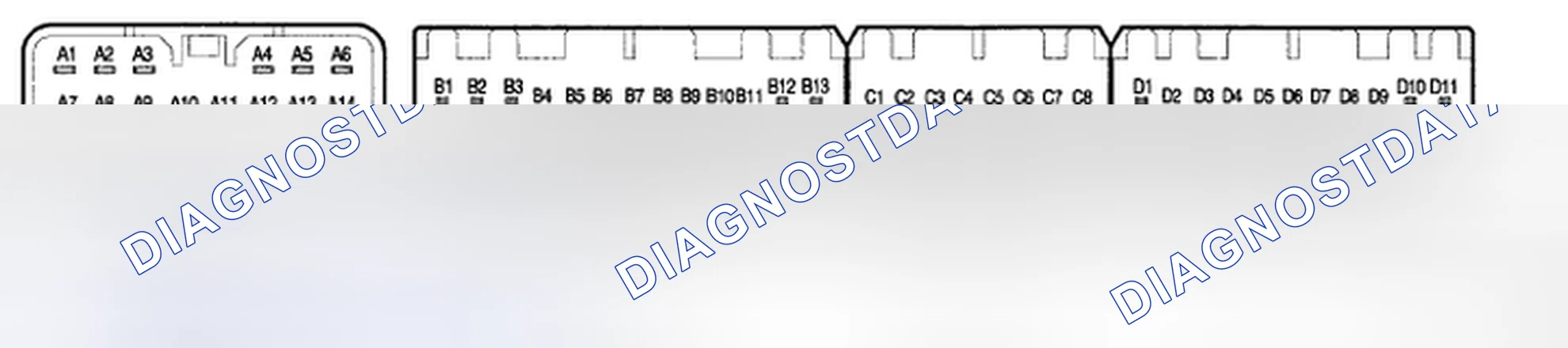 Рис. 69: Идентификация соединителей BCM. Hyundai Santa Fe II