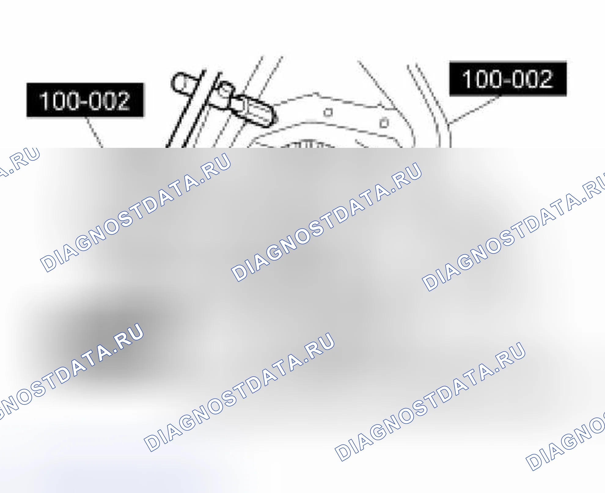 Рис. 13: Проверка люфта зубчатого венца дифференциала. Hyundai Lantra I