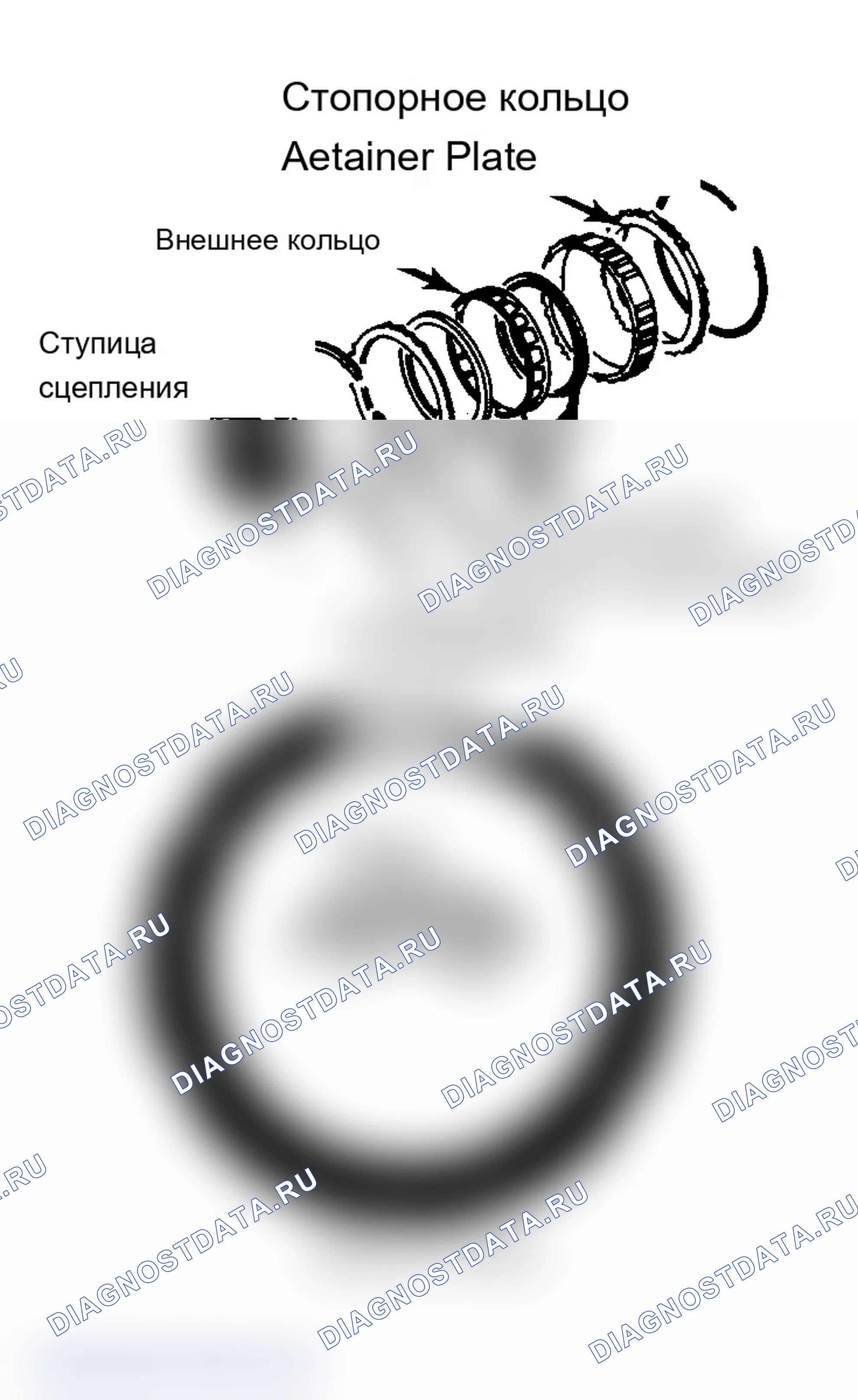 Рис. 41: Разборка и повторная сборка. Mazda RX-7 V