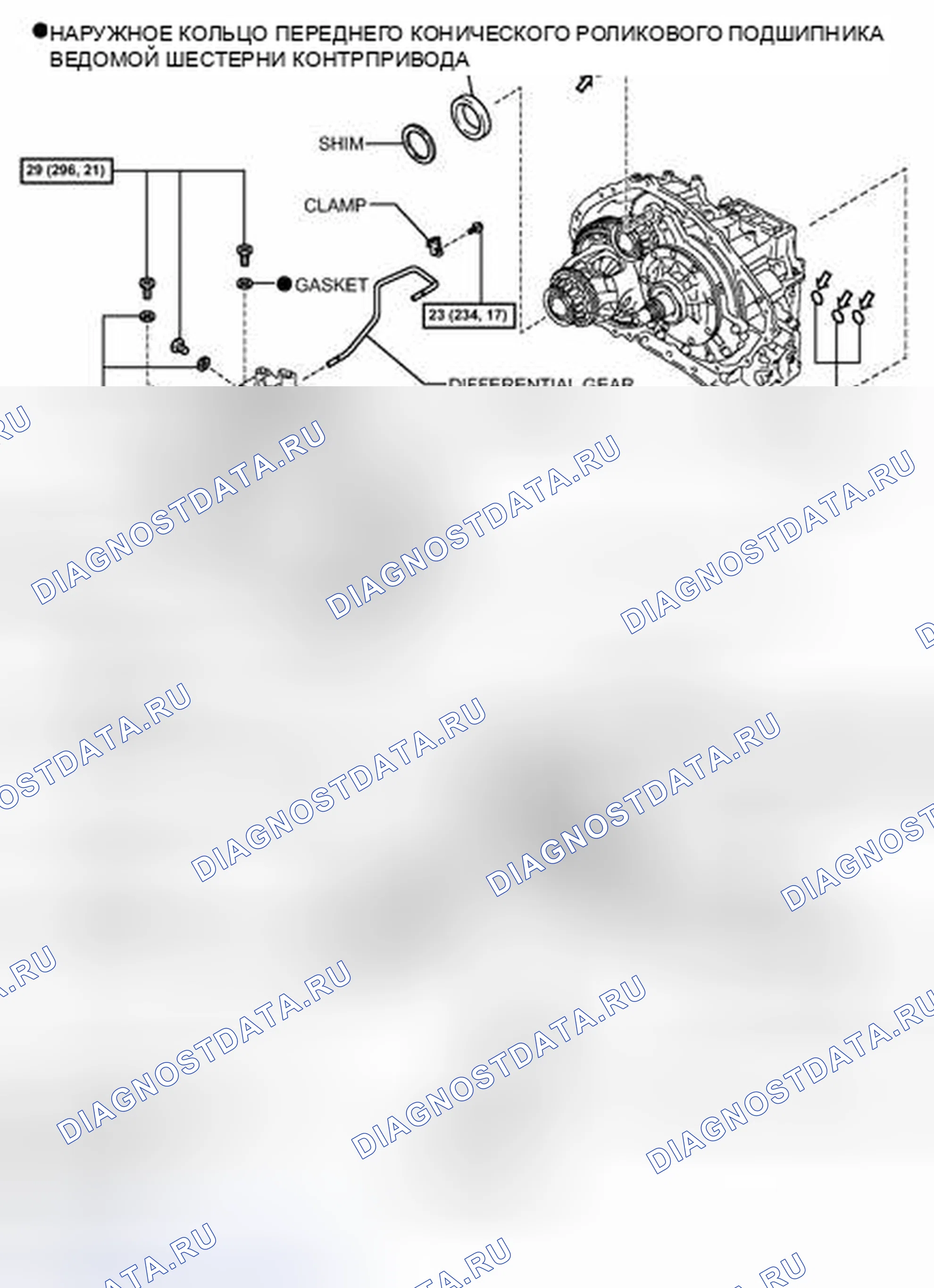 Рис. 143: ИЛЛЮСТРАЦИЯ. Toyota Avalon XX30 рестайлинг 2