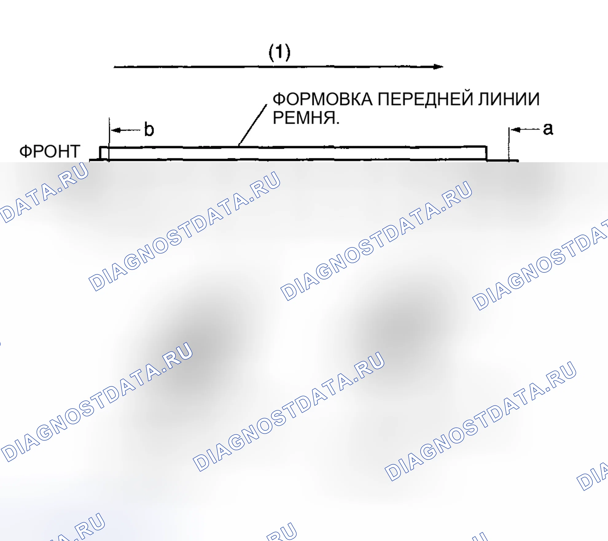 Рис. 74: УСТАНОВКА ФОРМОВКИ ПЕРЕДНЕЙ ЛИНИИ BELTLINE. Mazda 6 GH рестайлинг