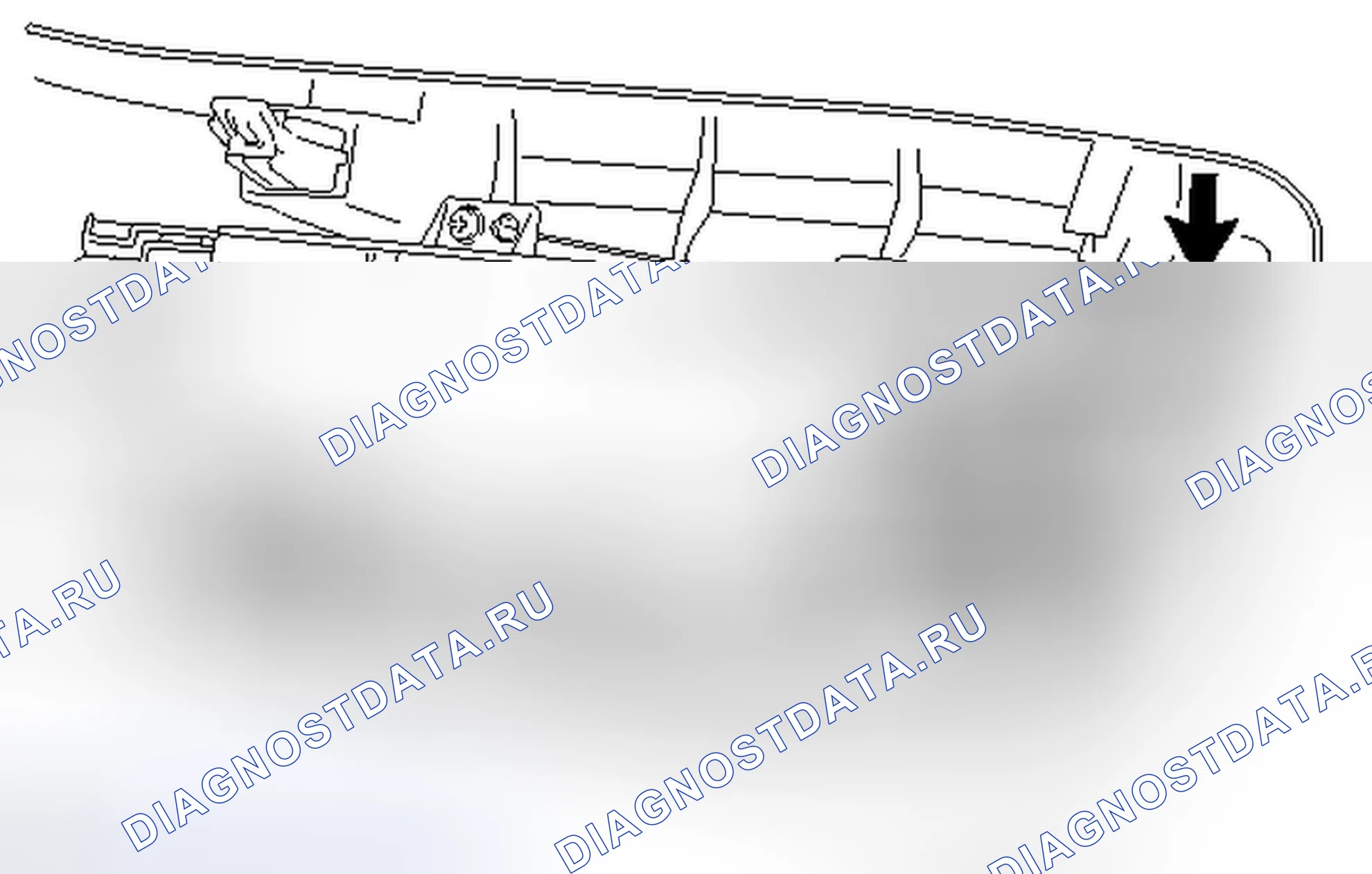 Рис. 364: ДЕМОНТАЖ. Toyota Avalon XX40