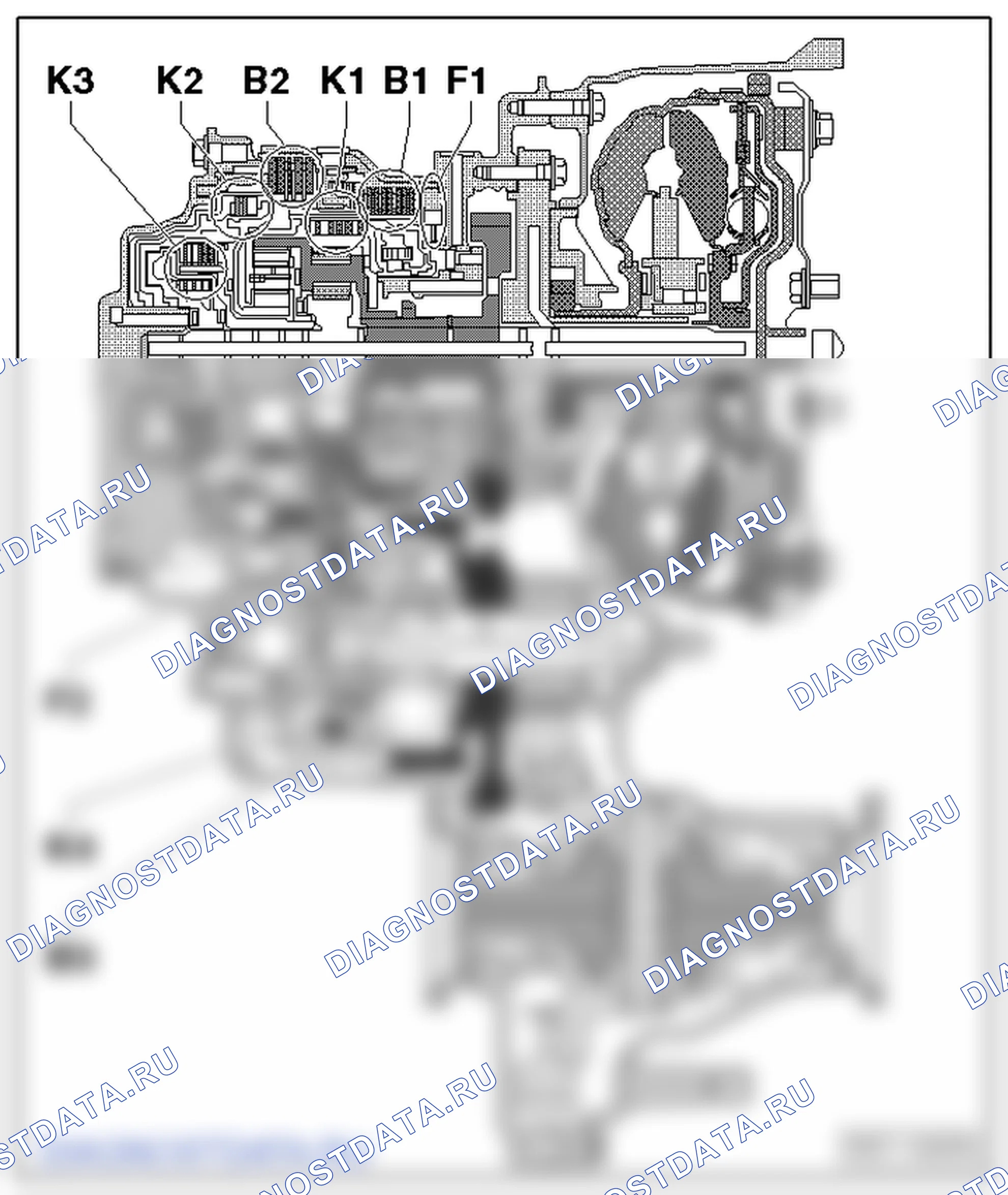 Сборка коробки передач. SEAT Alhambra I