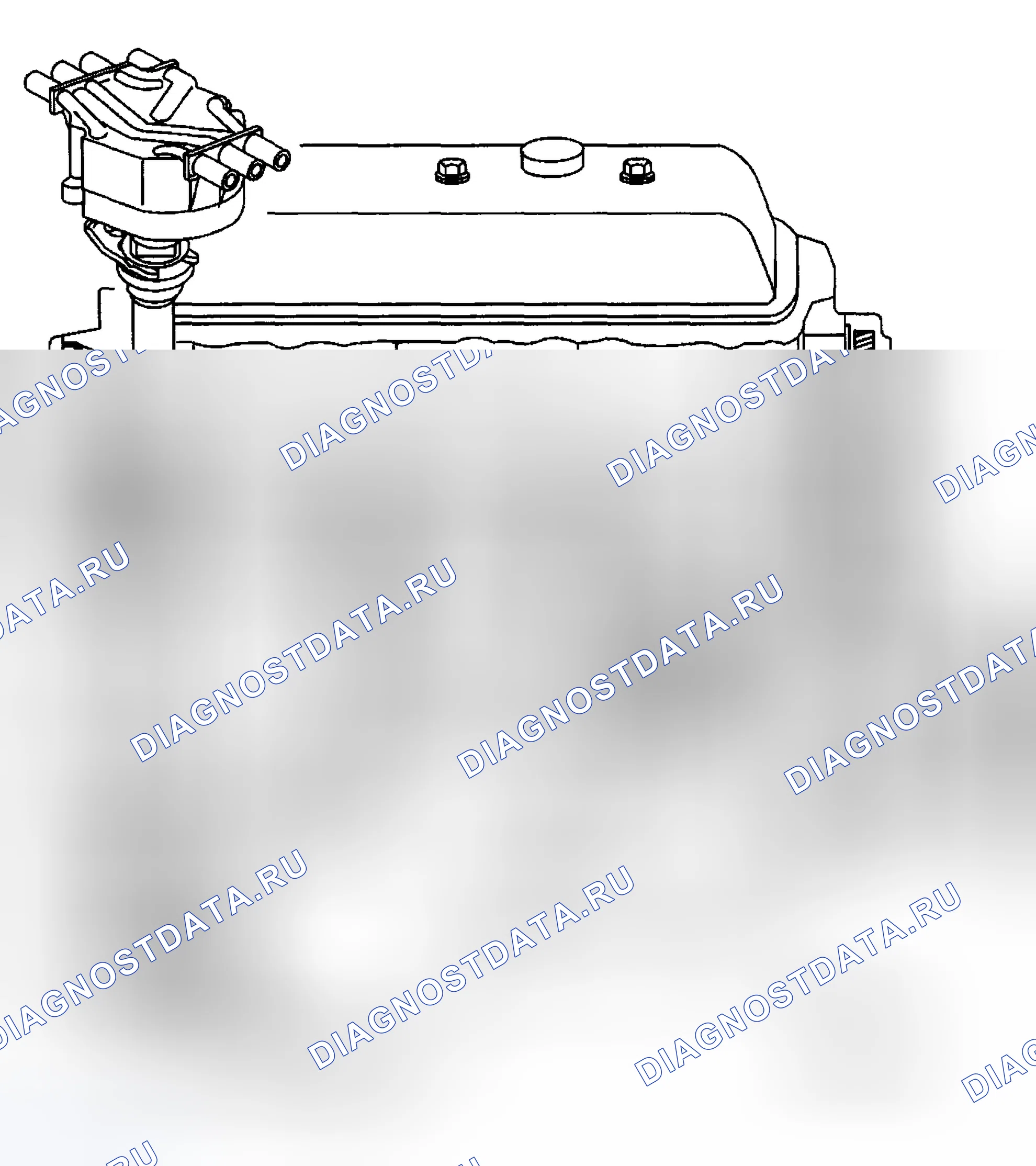 Рис. 402: Смазка двигателя. Chevrolet Silverado 2500 