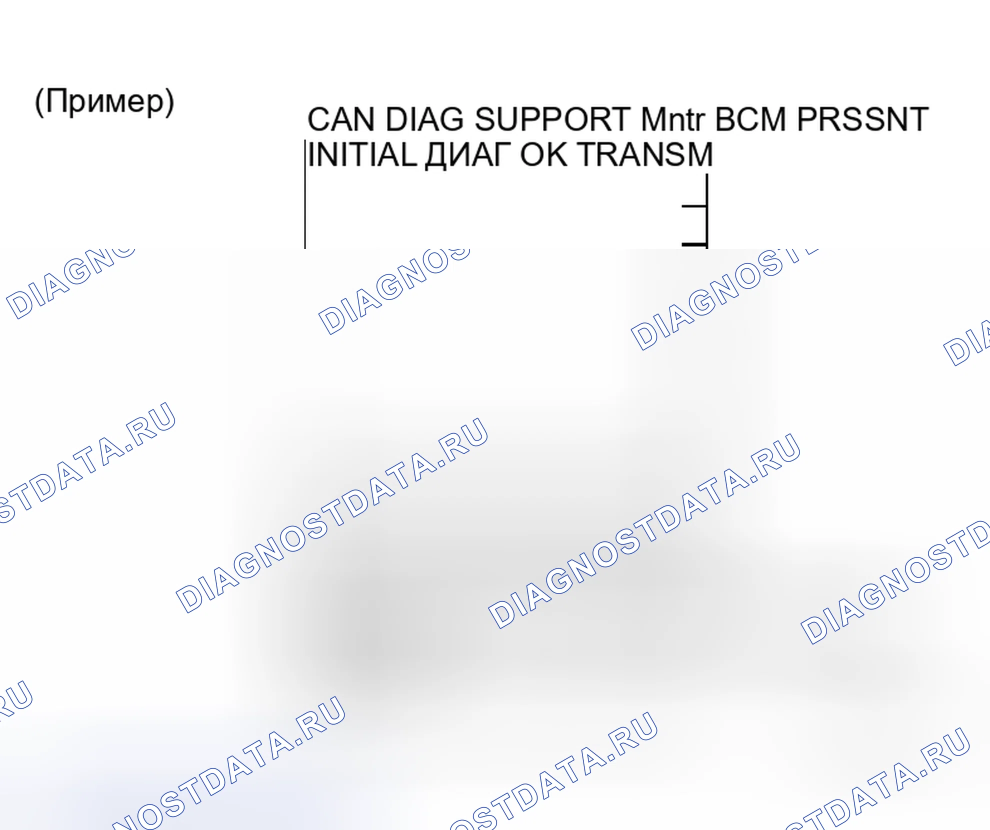 Рис. 18: ОПИСАНИЕ ЭКРАНА " CAN DIAG SUPPORT Mntr " ДЛЯ BCM. Honda Logo I