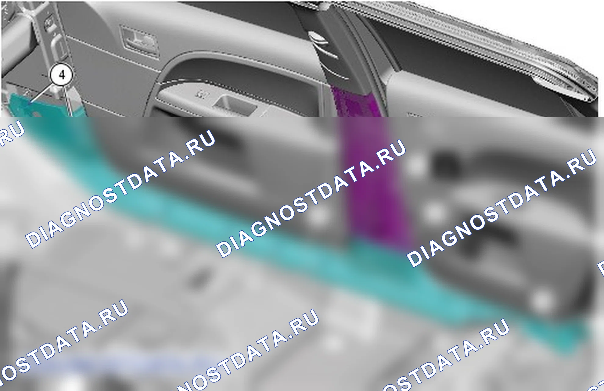 Как снять и установить жгут электропроводки пассажирского салона. Ford Mondeo III рестайлинг