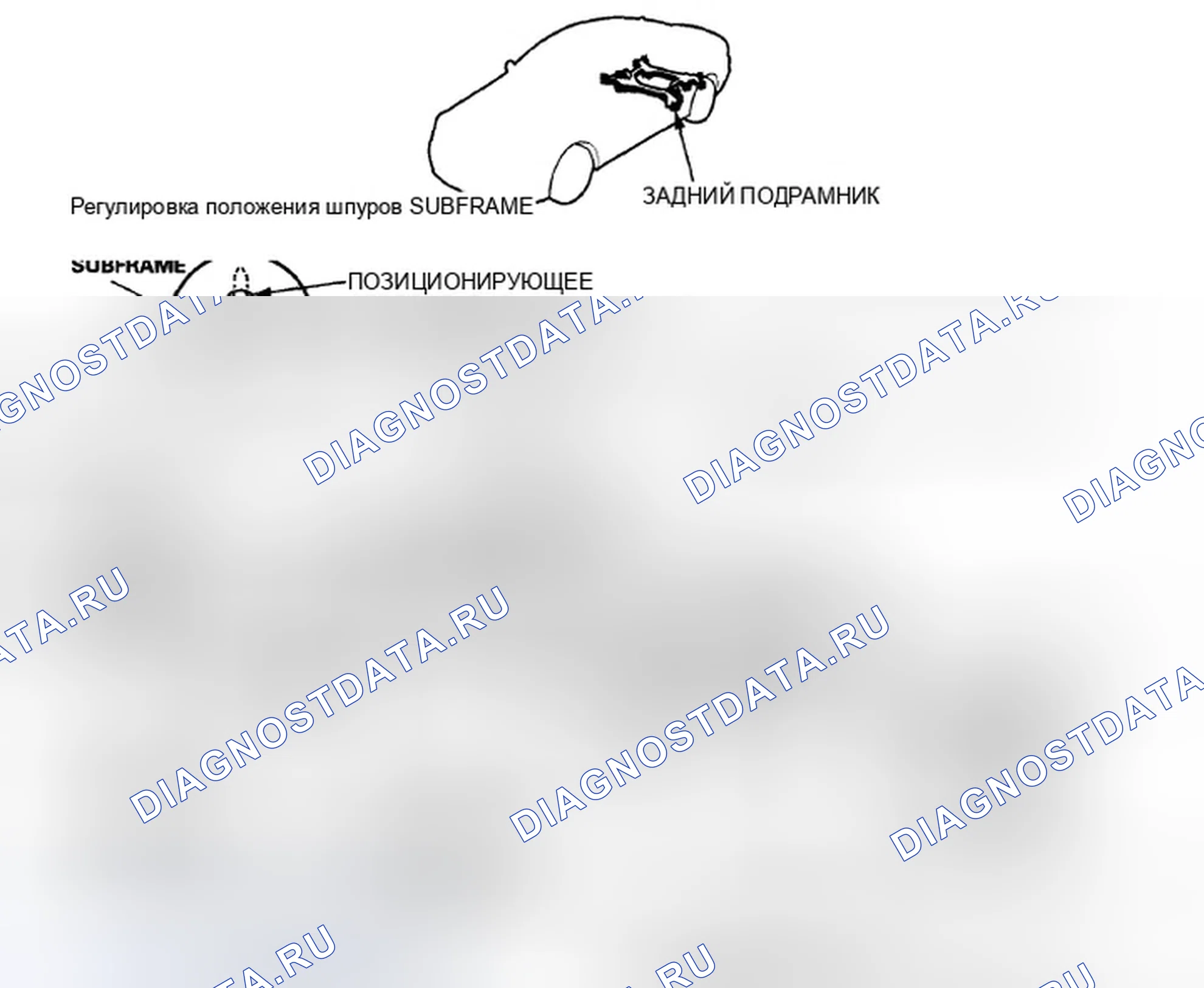 Рис. 2: Крутящий момент заднего подрамника. Honda Accord VIII