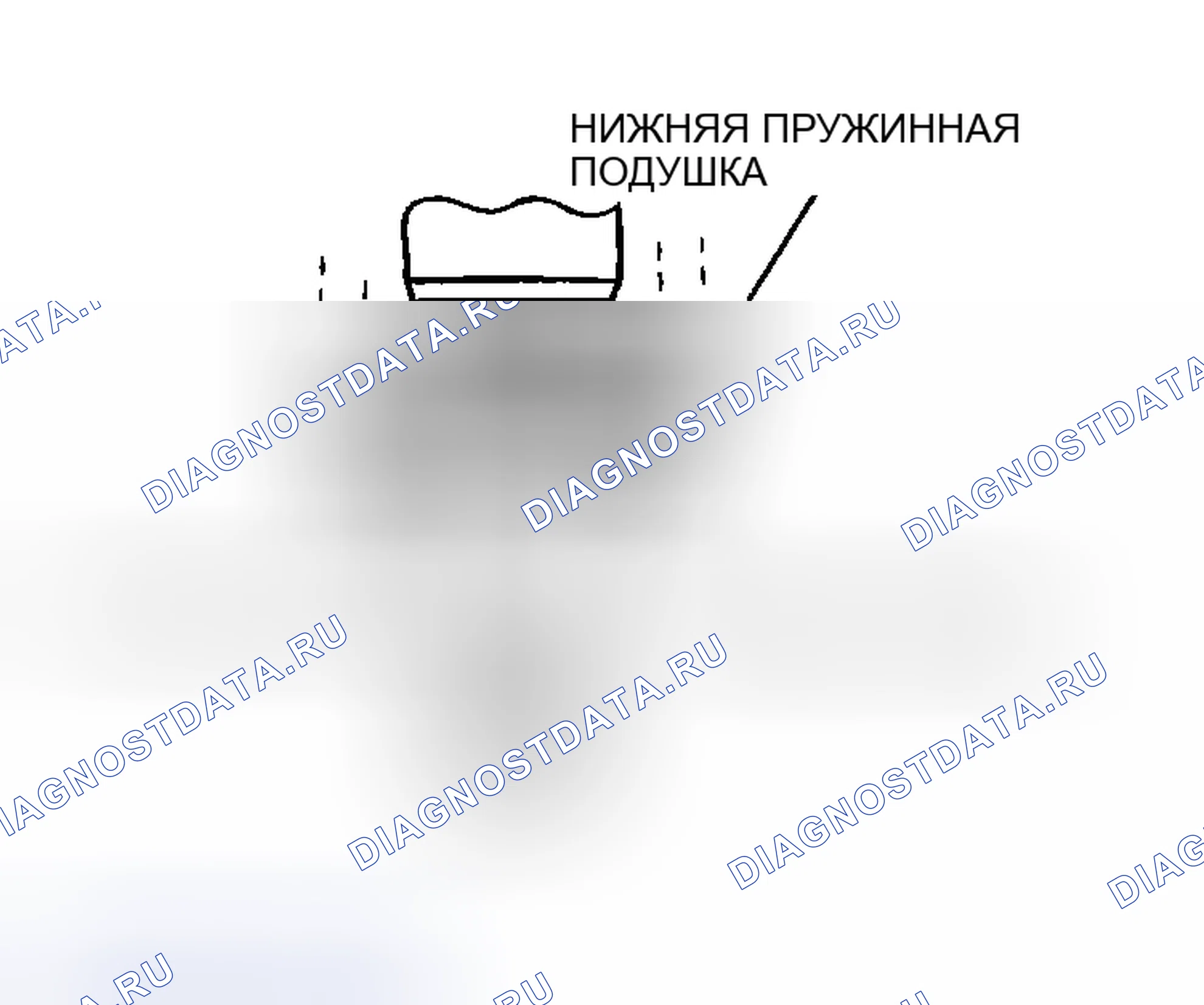Рис. 22: > > A < < УСТАНОВКА НИЖНЕЙ ПРУЖИННОЙ ПОДУШКИ. Mazda MX-5 NA