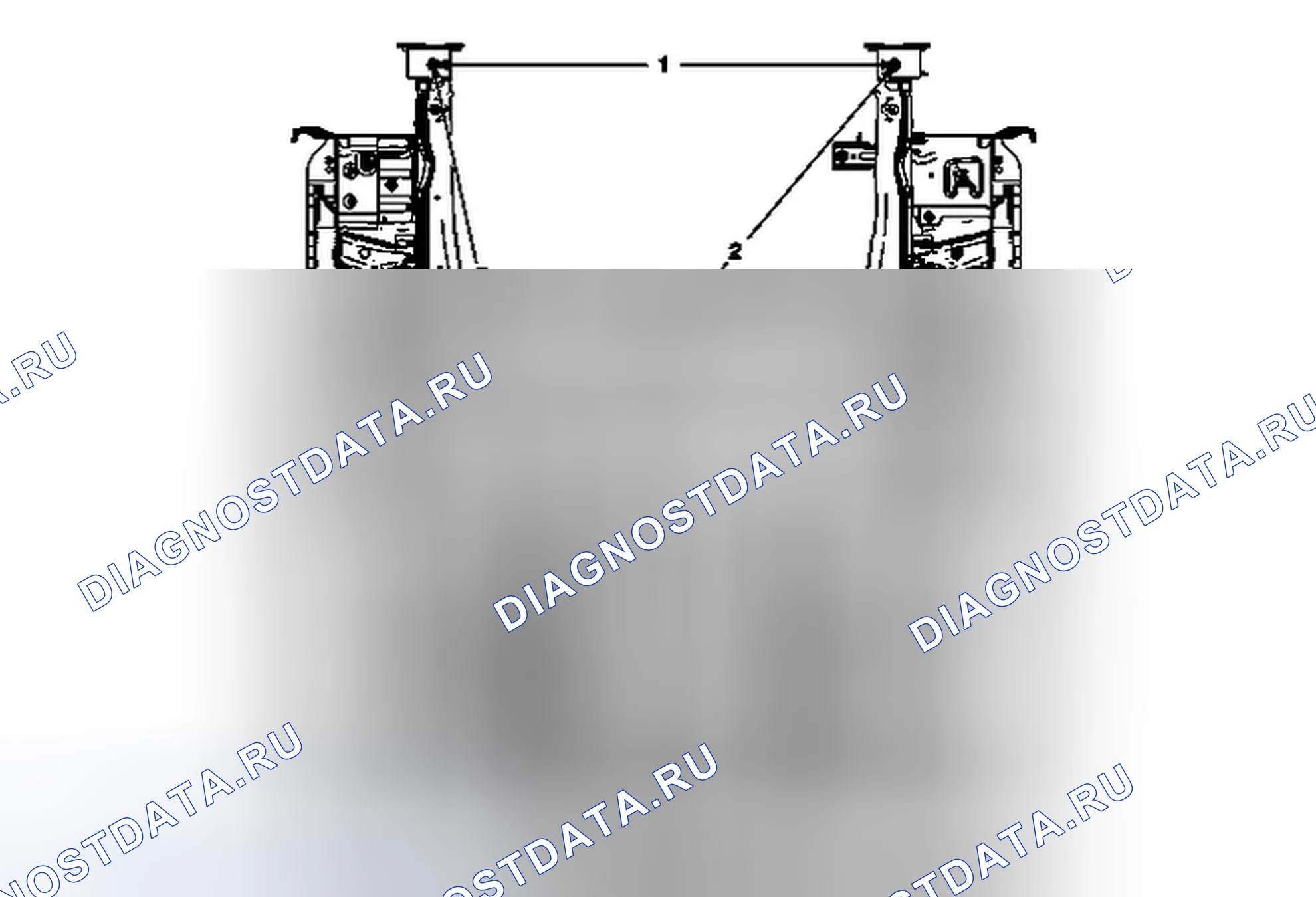 Рис. 53: Передний конец Нижний. Chevrolet Spark M300