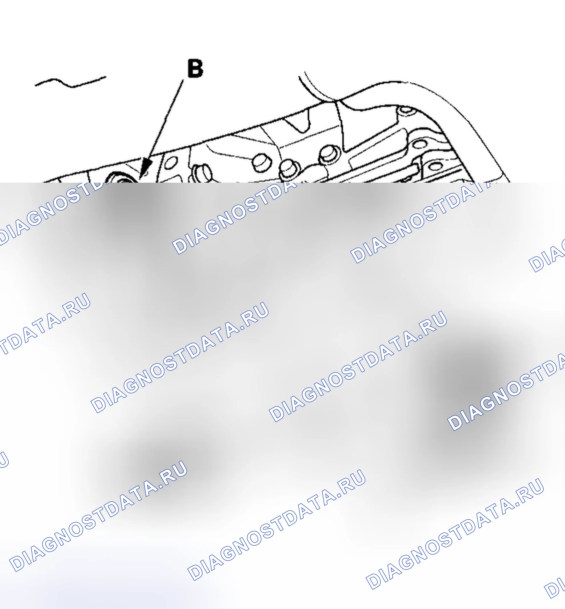Рис. 66: Установка промежуточного вала. Acura RSX I