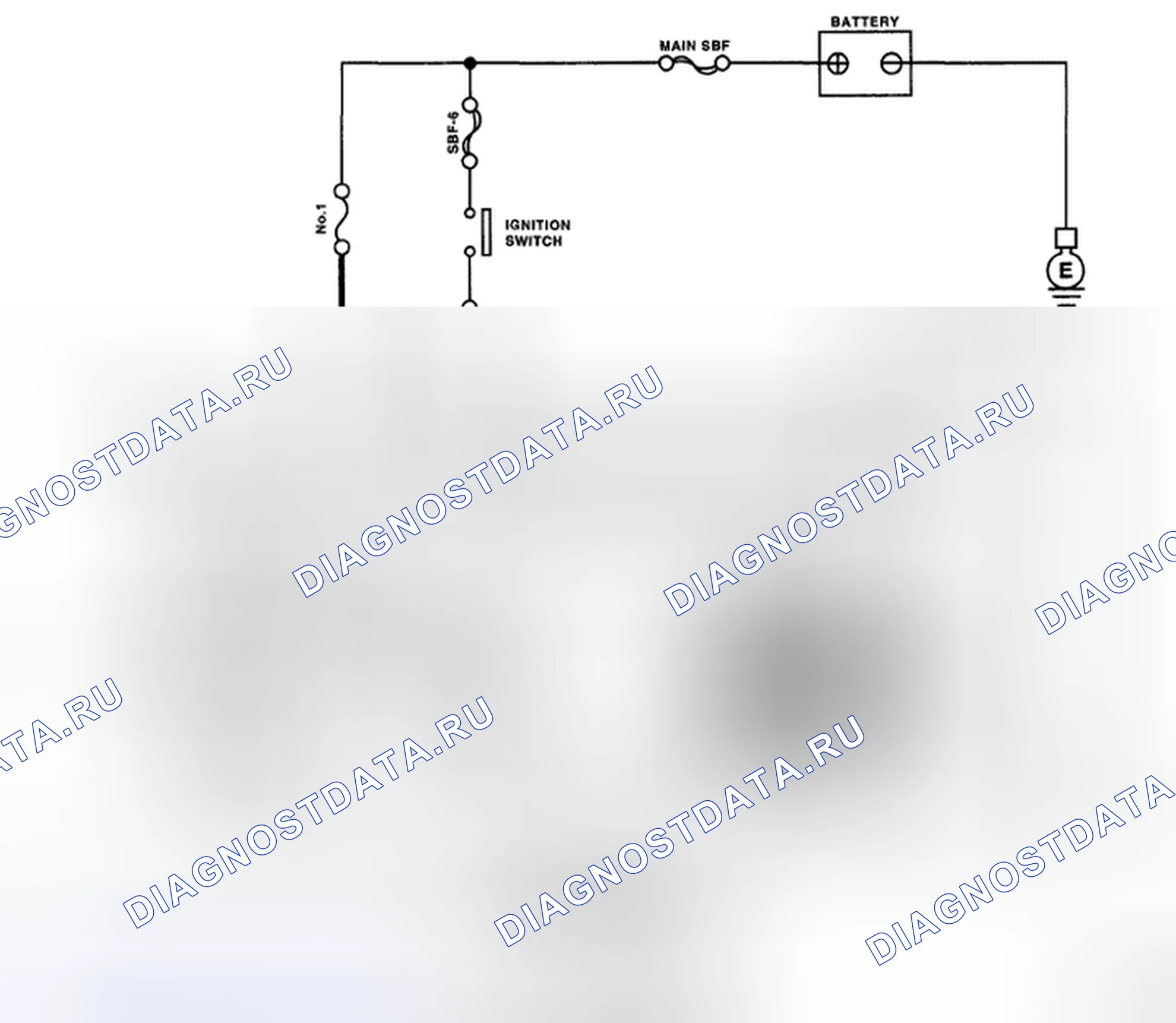 Рис. 32: электросхема. Subaru Legacy BL/BP рестайлинг