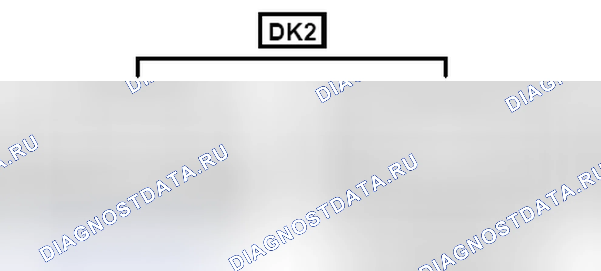 Рис. 775: Вид с торца соединителя (DK2). Toyota Sienna III