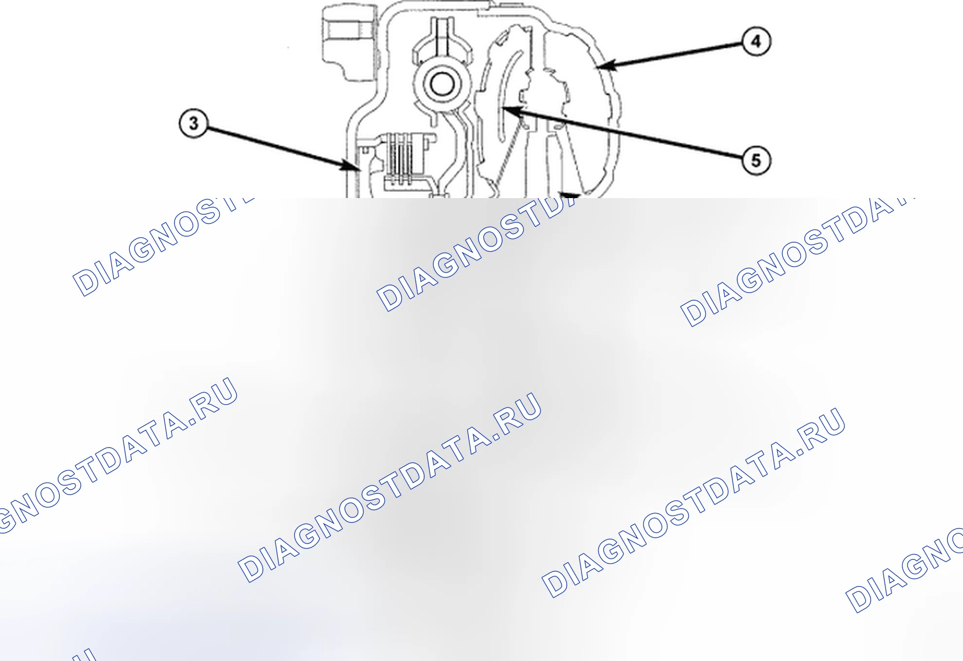 Рис. 192: ГИДРОТРАНСФОРМАТОР. Dodge Cab & Chassis R3500 HD transition