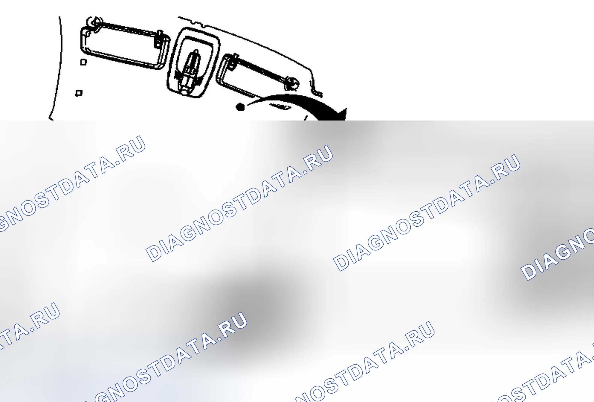 Рис. 24: Замена шумового микрофона внутри радиокомпенсатора. Chevrolet Equinox II