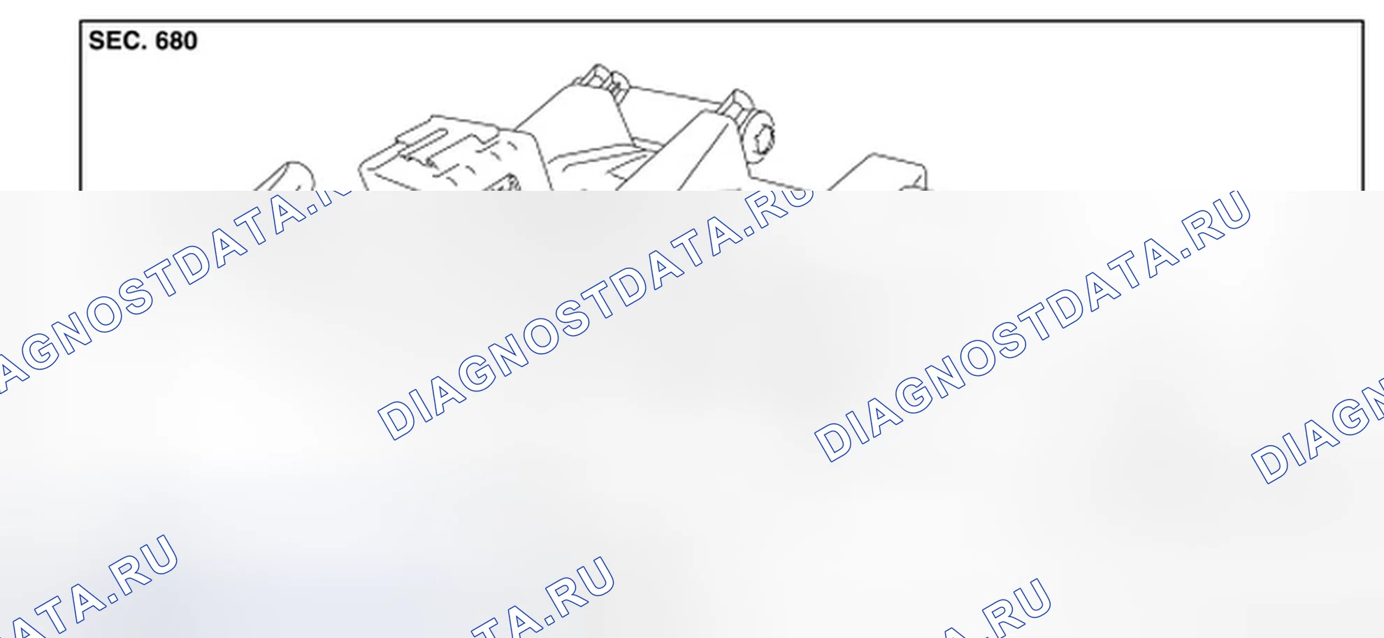 Рис. 80: Разнесенный вид. Infiniti Q60 I