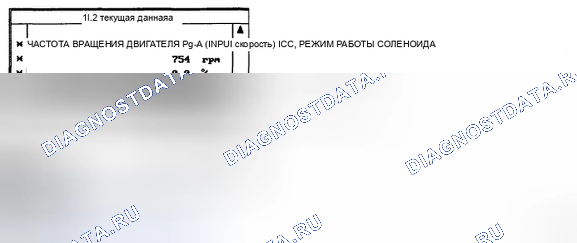 Рис. 89: МОНИТОРИНГ ДАННЫХ SCANTOOL. Geely Preface I рестайлинг