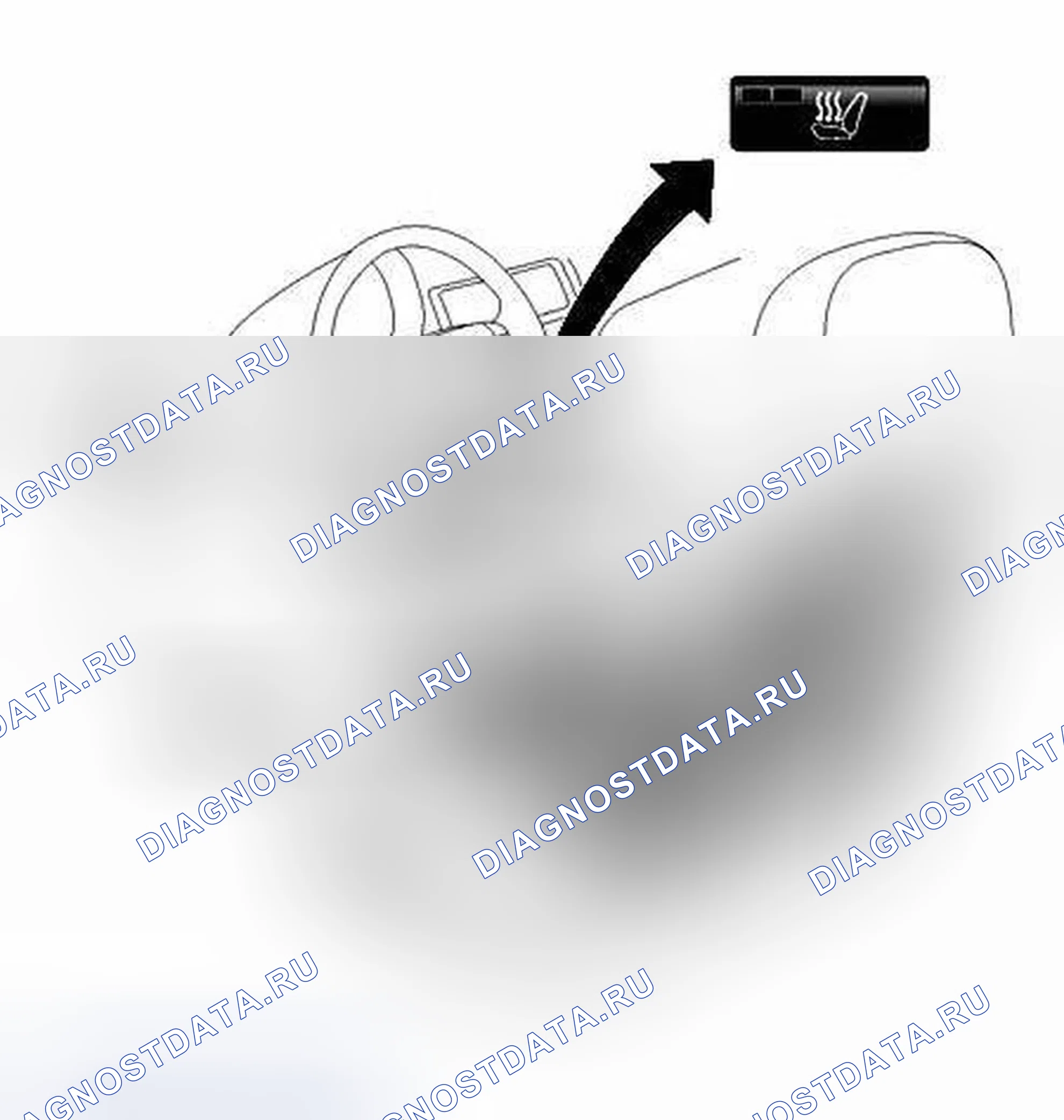 Рис. 421: Нагревательные подушки из углеродного волокна. BMW X5 E53