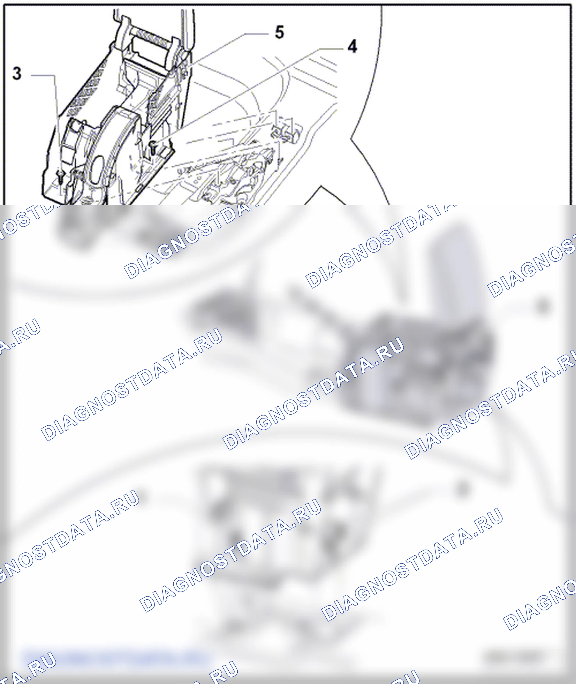 Накладки, кожухи и щитки. Volkswagen Golf Mk5