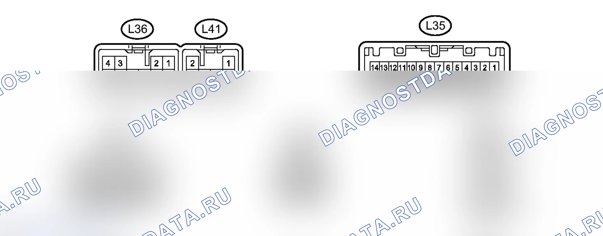 Рис. 40: КЛЕММЫ ЭБУ. Toyota Prius V I